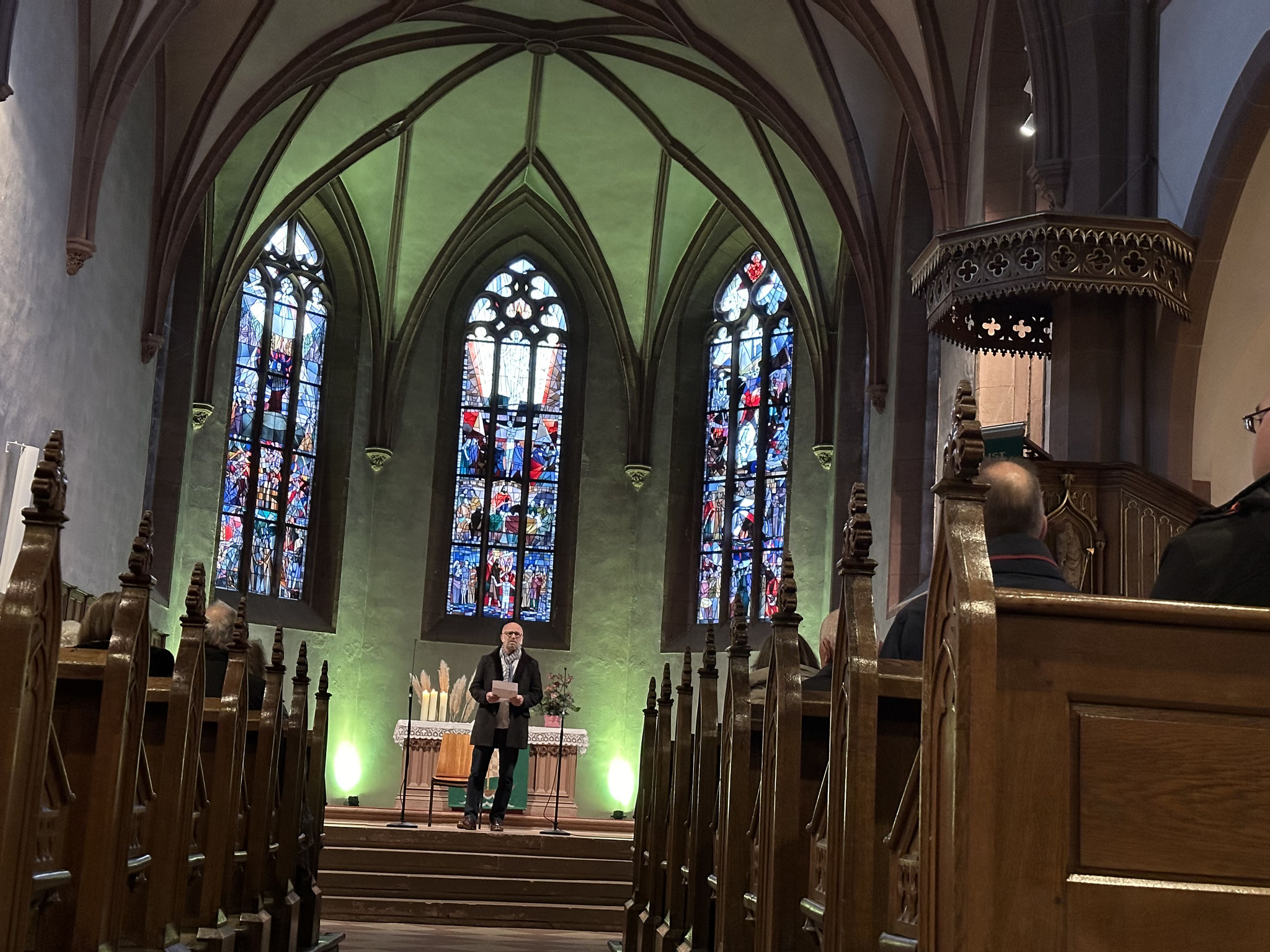 Kollektiv "Alles Literatur!", St. Georgskirche, Kandel (Foto: Heidi Untch)