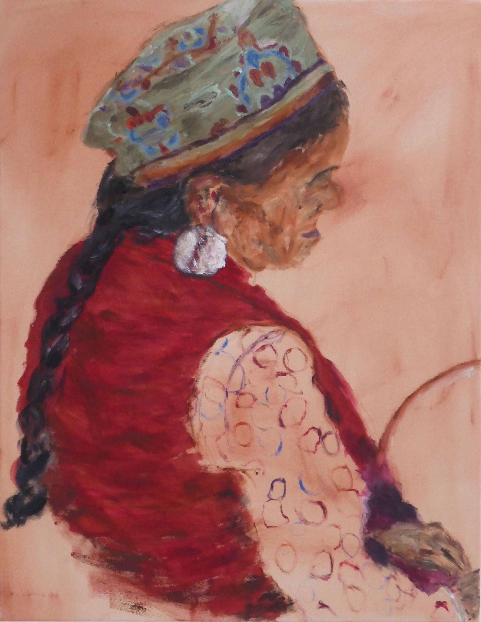 Mustang People 14, Acryl/Lwd., 90 x 70 cm, 2015