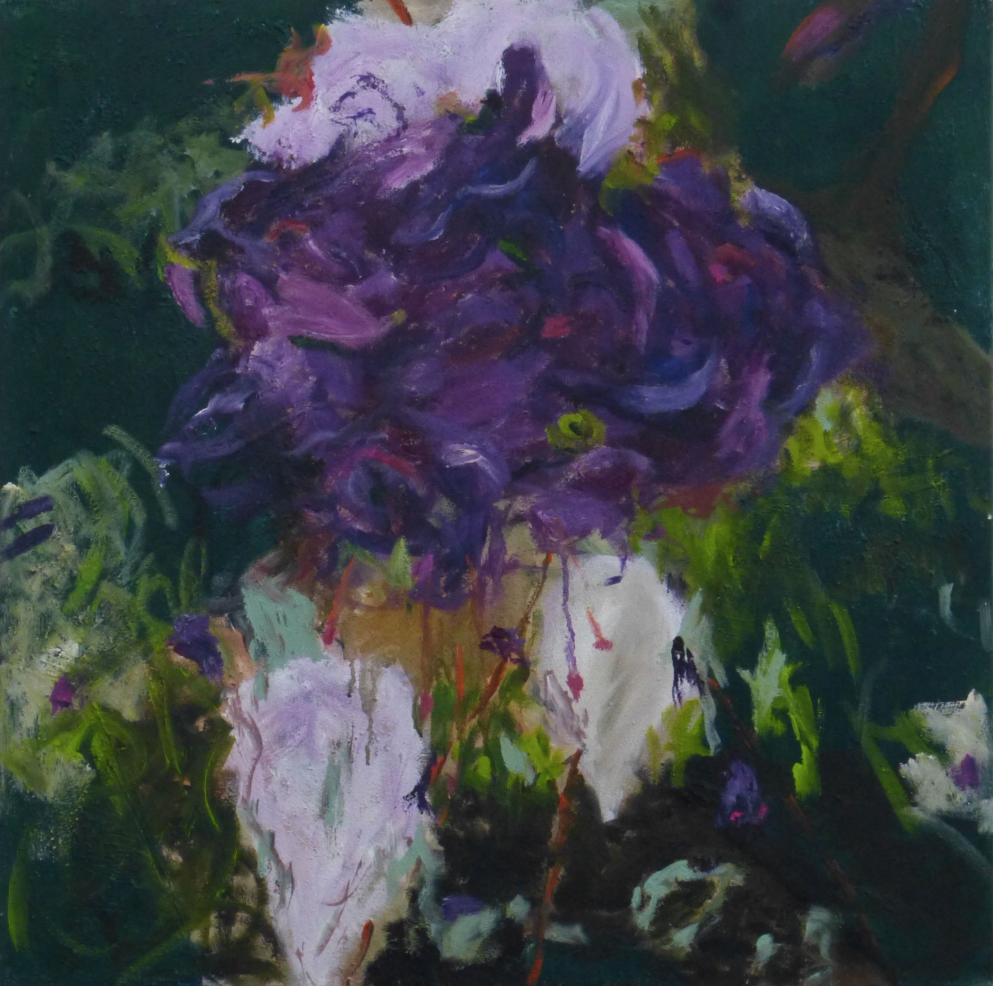 flower poem 8, Acryl/Leinwand, 100x100cm, 2017