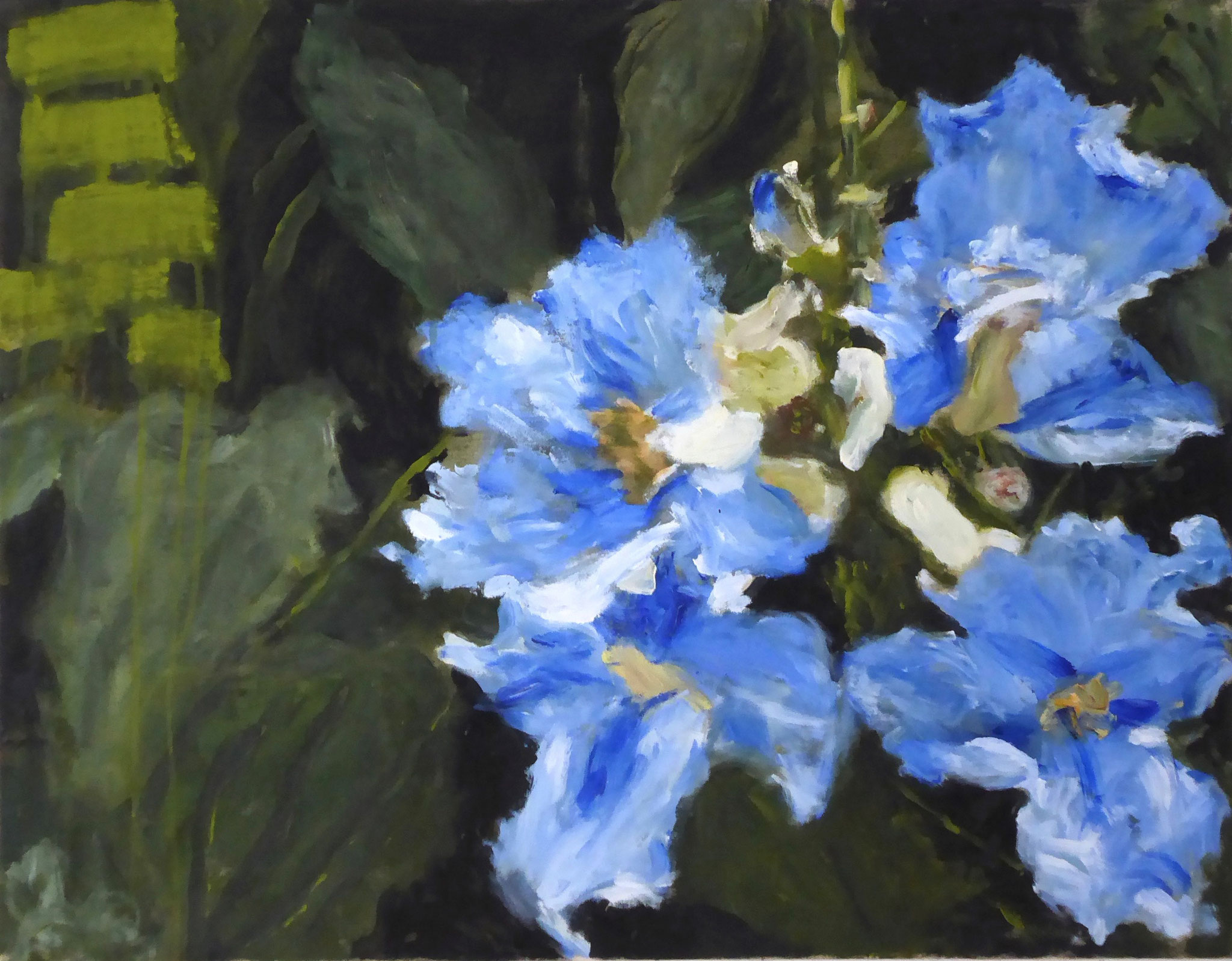 Flower Poem 41, Acryl/Leinwand, 2021
