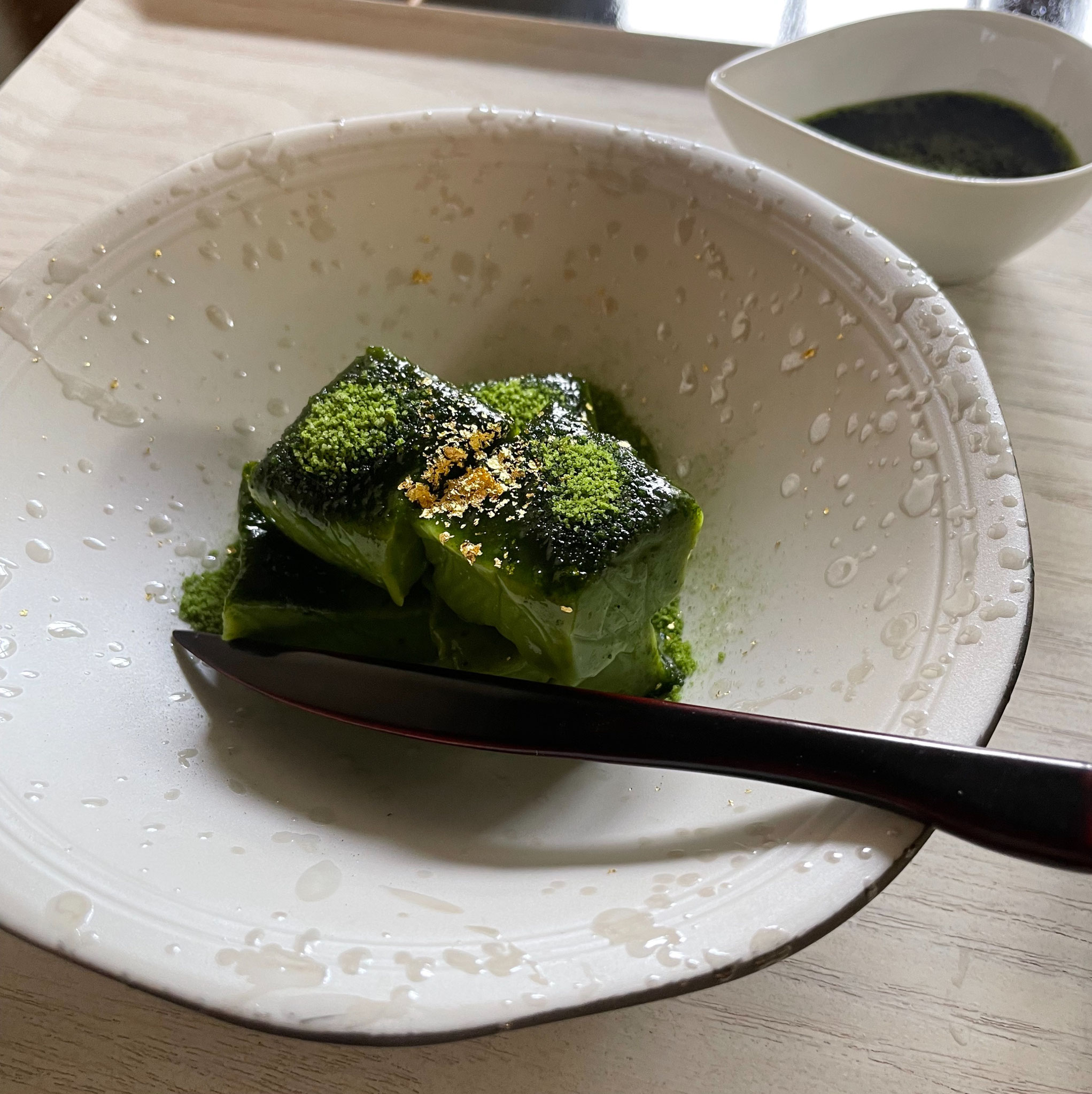 抹茶豆乳葛餅