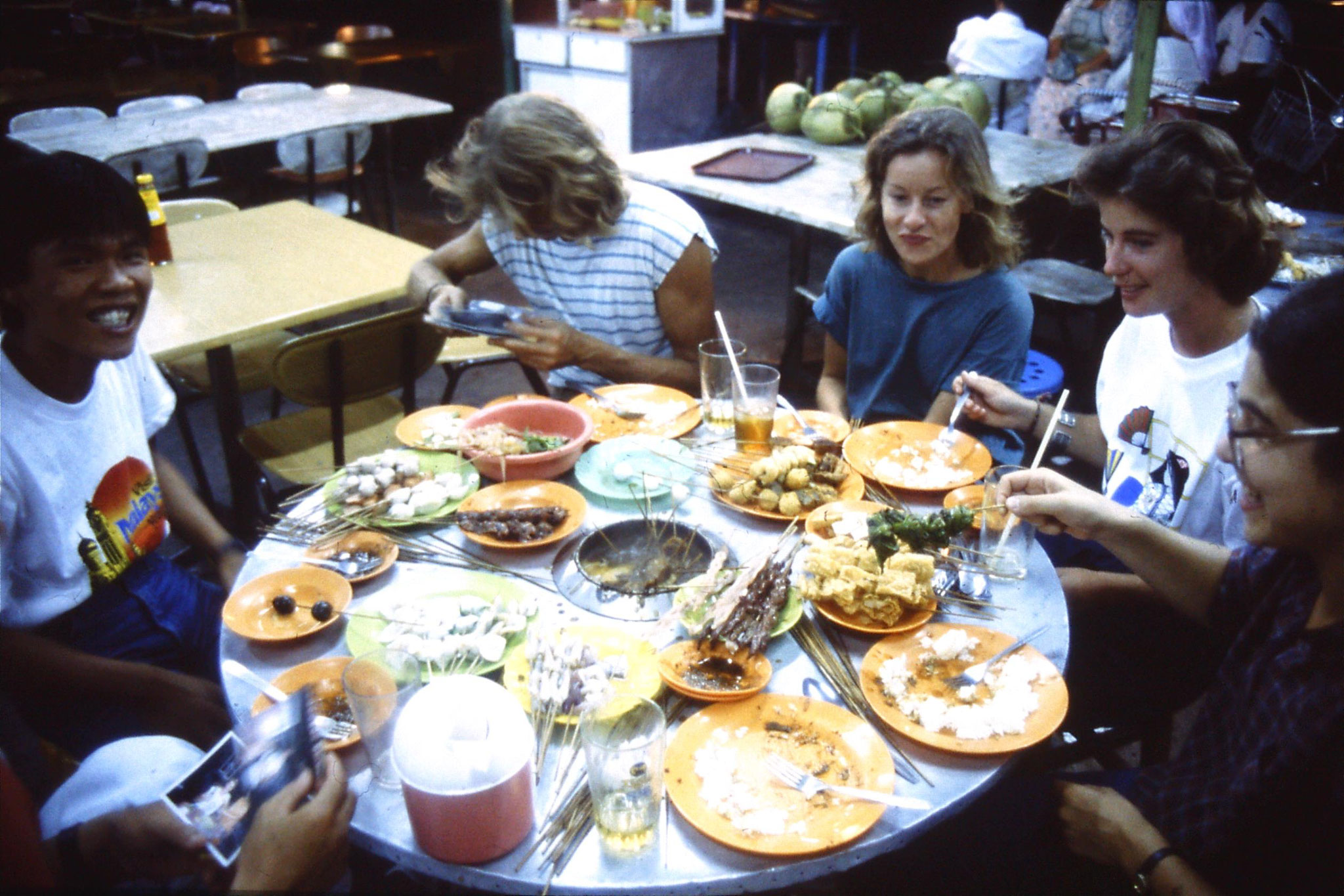 8/7/1990: 4: Melaka Sate dip dinner