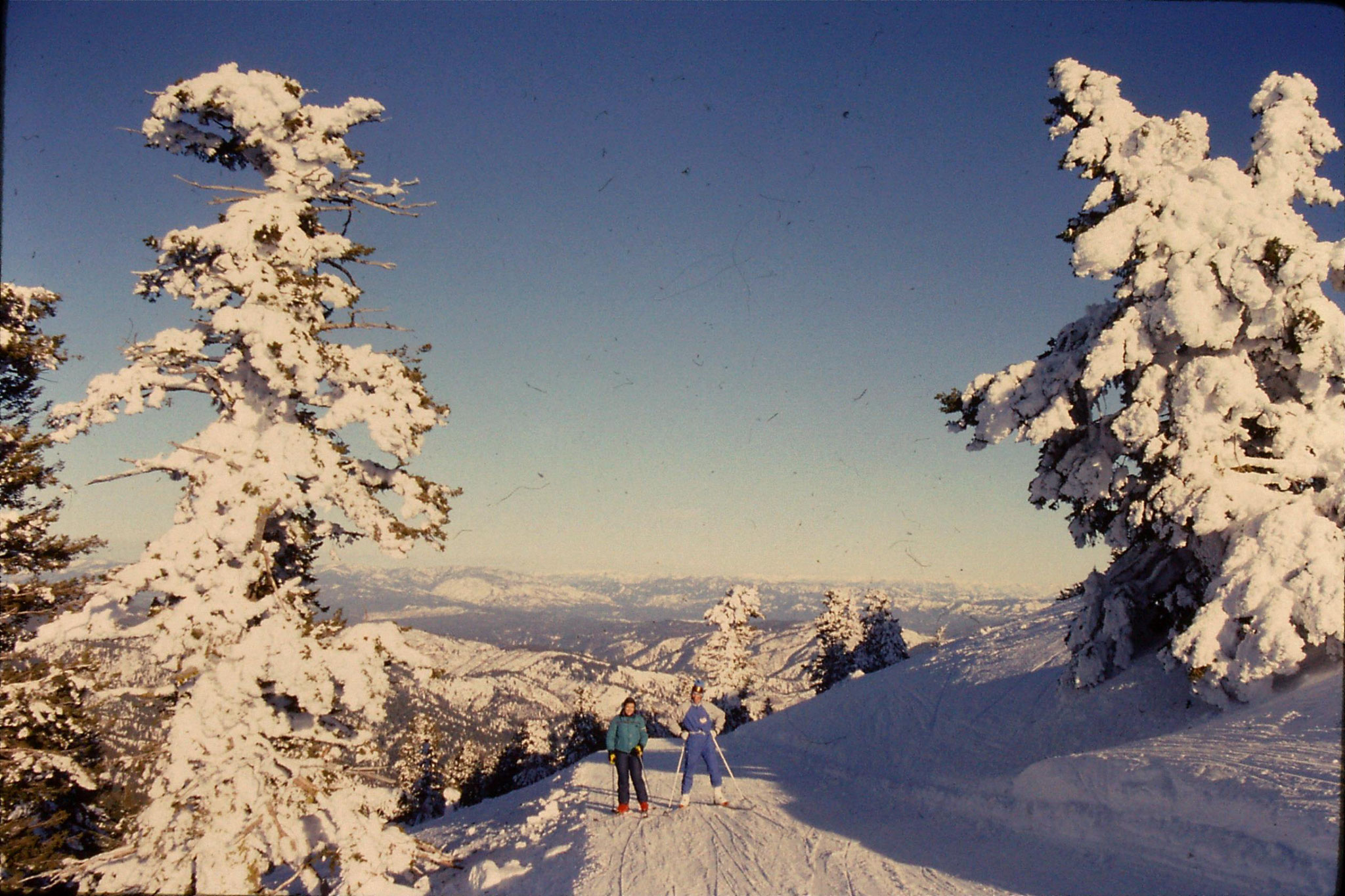 22/1/1991: 18: Bogus Basin looking East, E and Ceredig