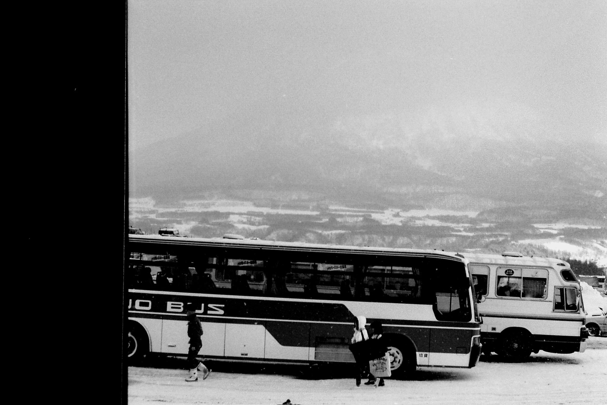 15/1/1989: 30: Mt Yotei from Kutchan station