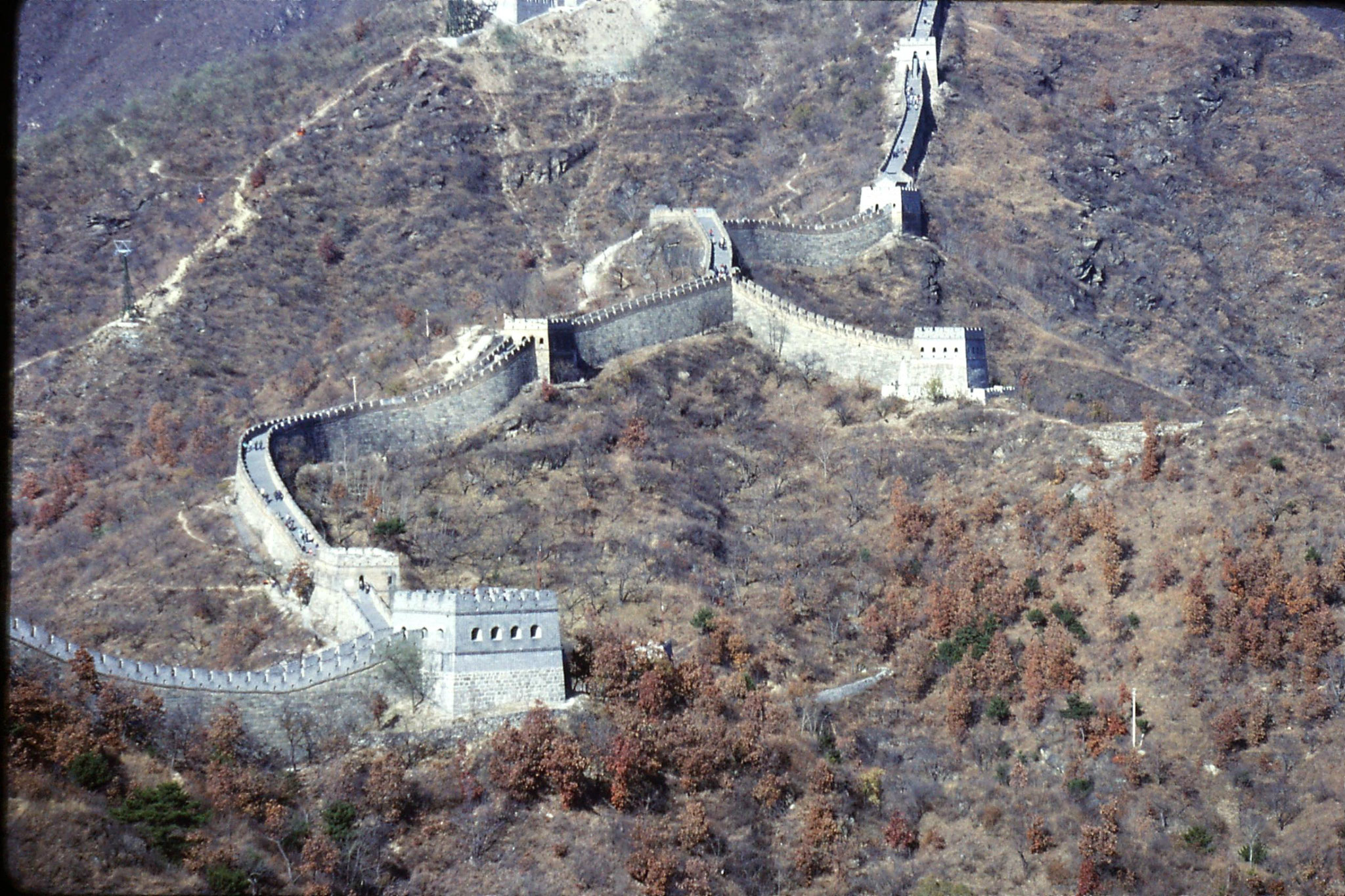 13/11/1988: 21: Great Wall at Mutianyu