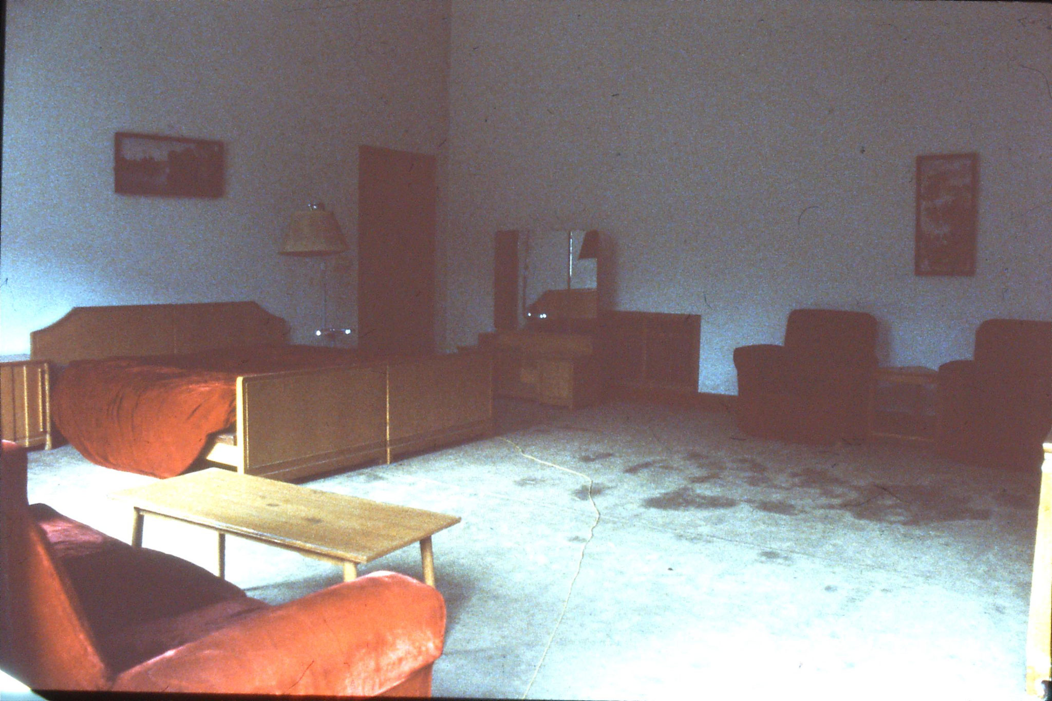 26/3/1989: 15: Lin Biao Mansion (Zhejiang Hotel) bedroom