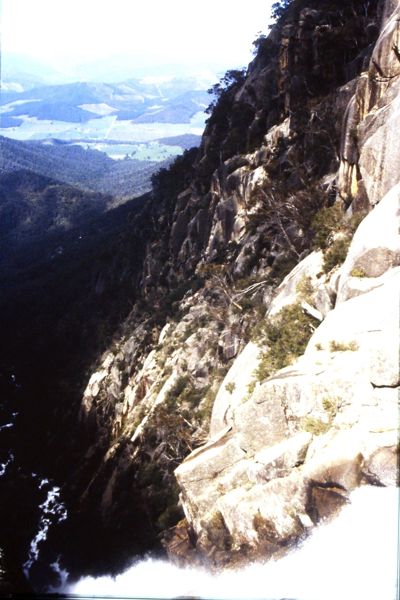 28/9/1990: 34: looking down from Crystal Brook at top