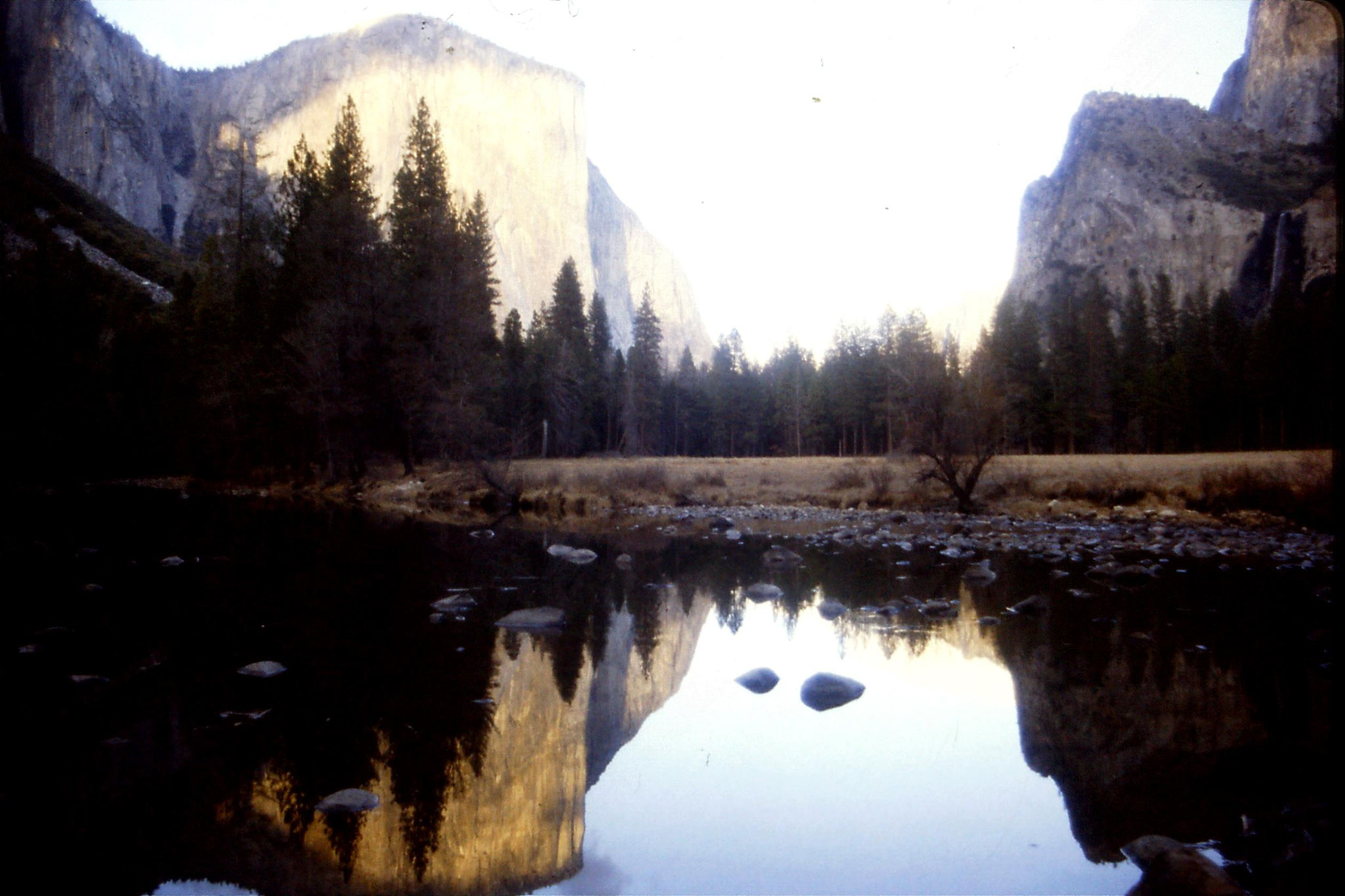 16/2/1991: 30: Yosemite, view of El Capitan