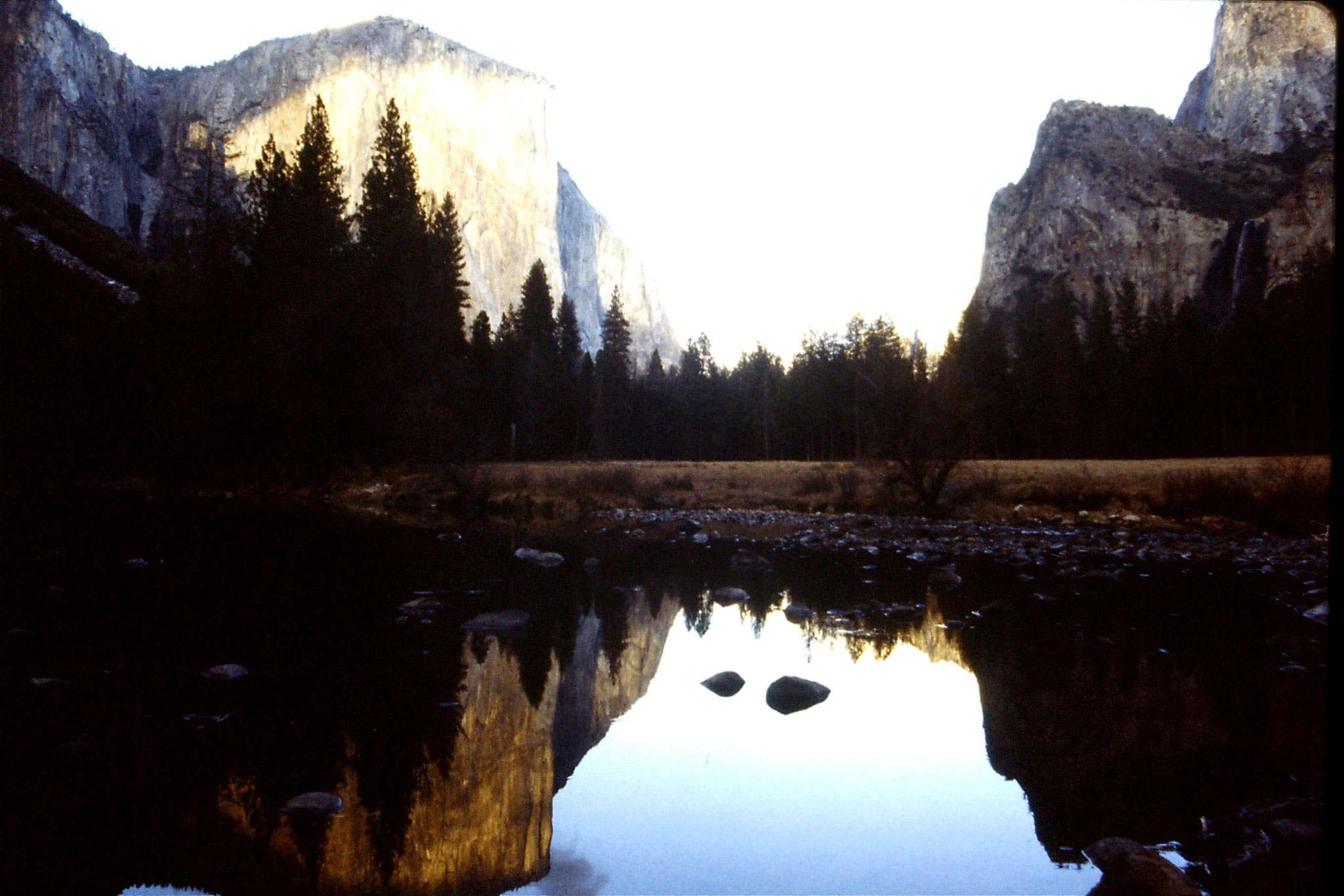 16/2/1991: 31: Yosemite, view of El Capitan