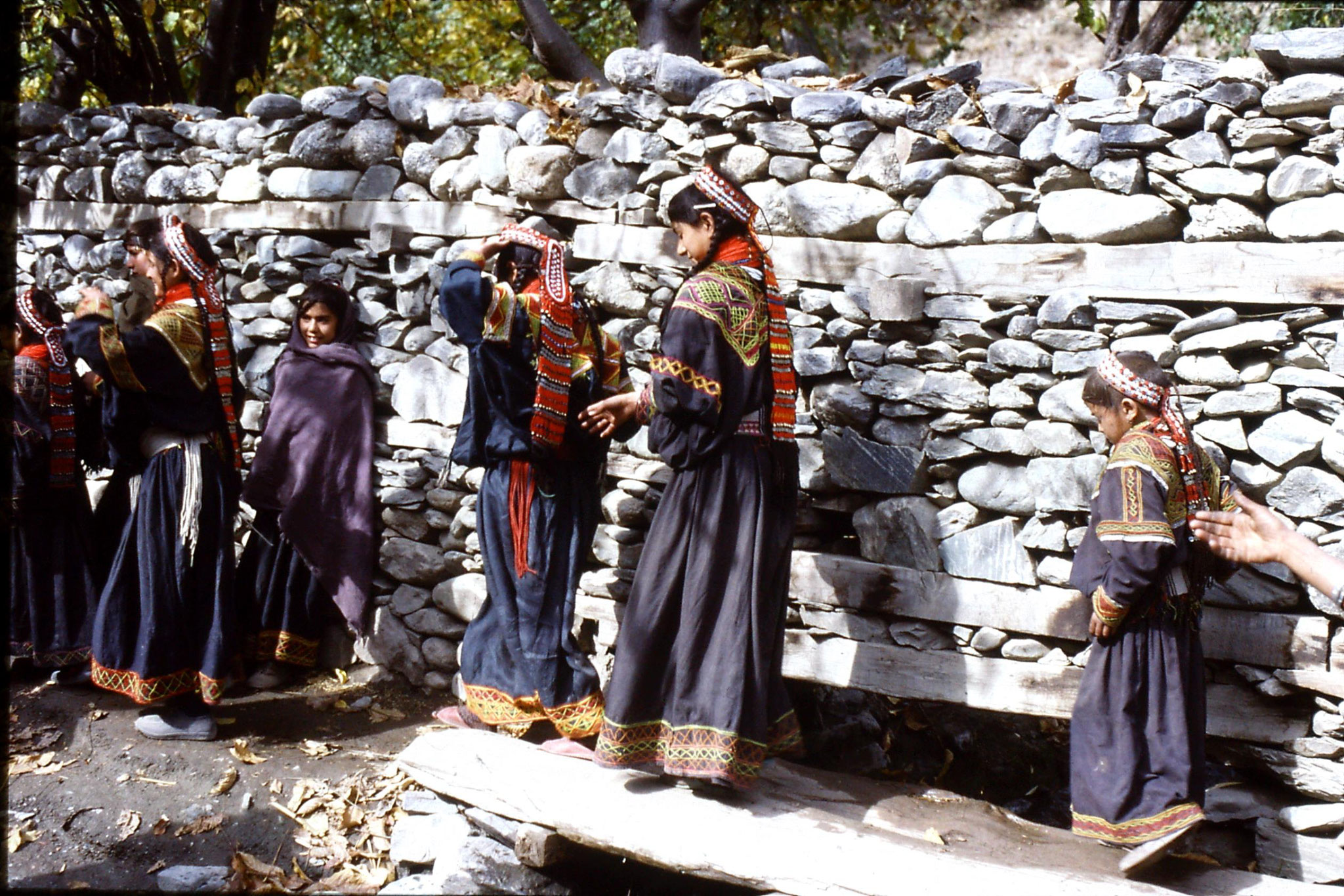 1/11/1989: 1: Kalash Valley, Bumburet, bridal procession