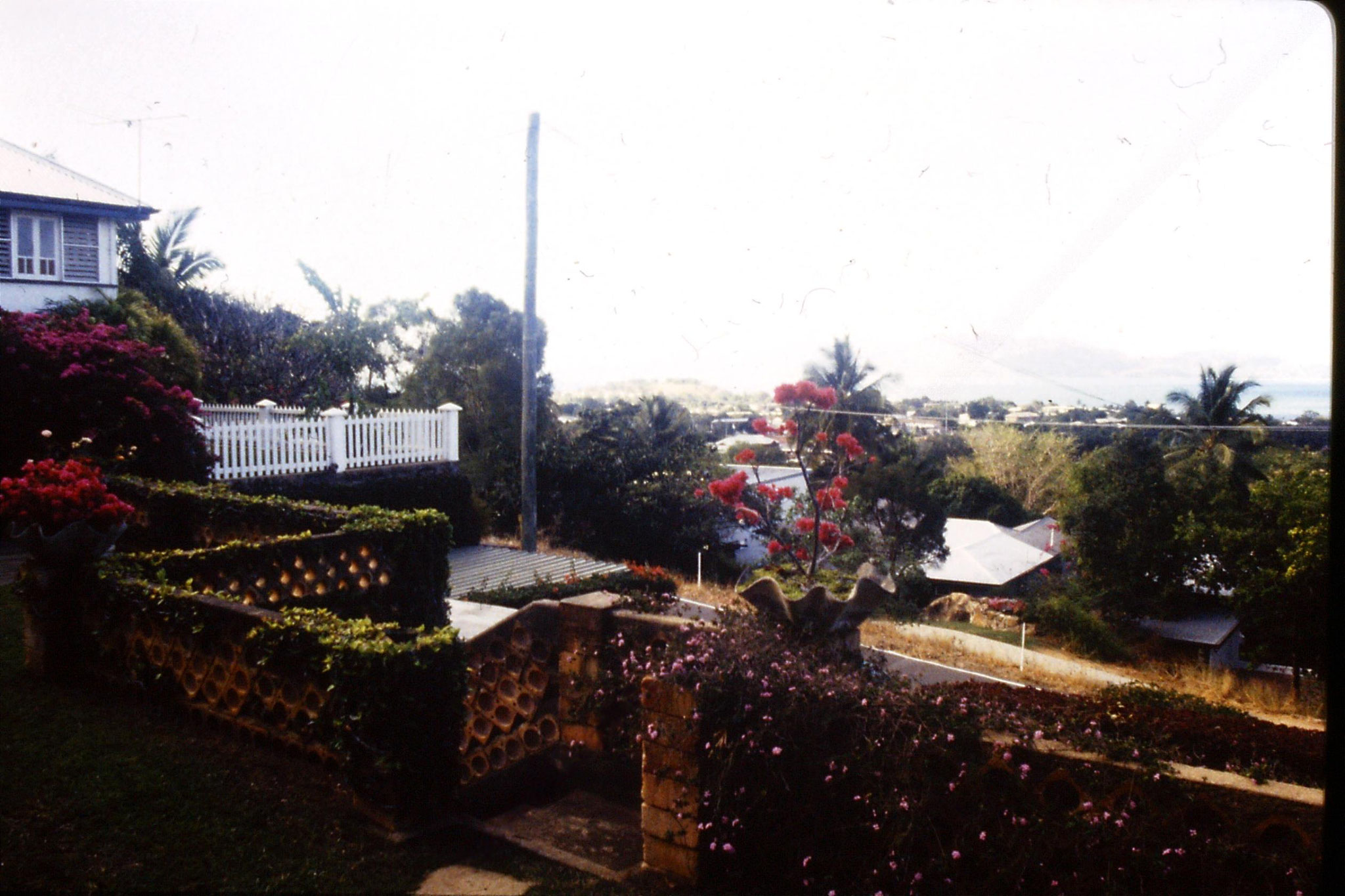 17/10/1990: 35: view of Townsville and harbour from Edna Lilley's house