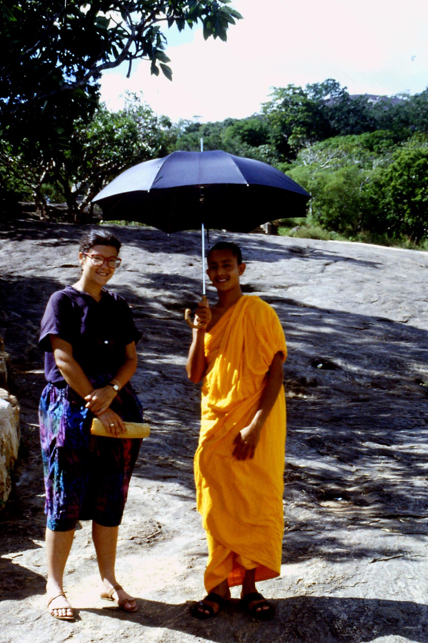 102/27: 6/2/1990 Elizabeth and monk