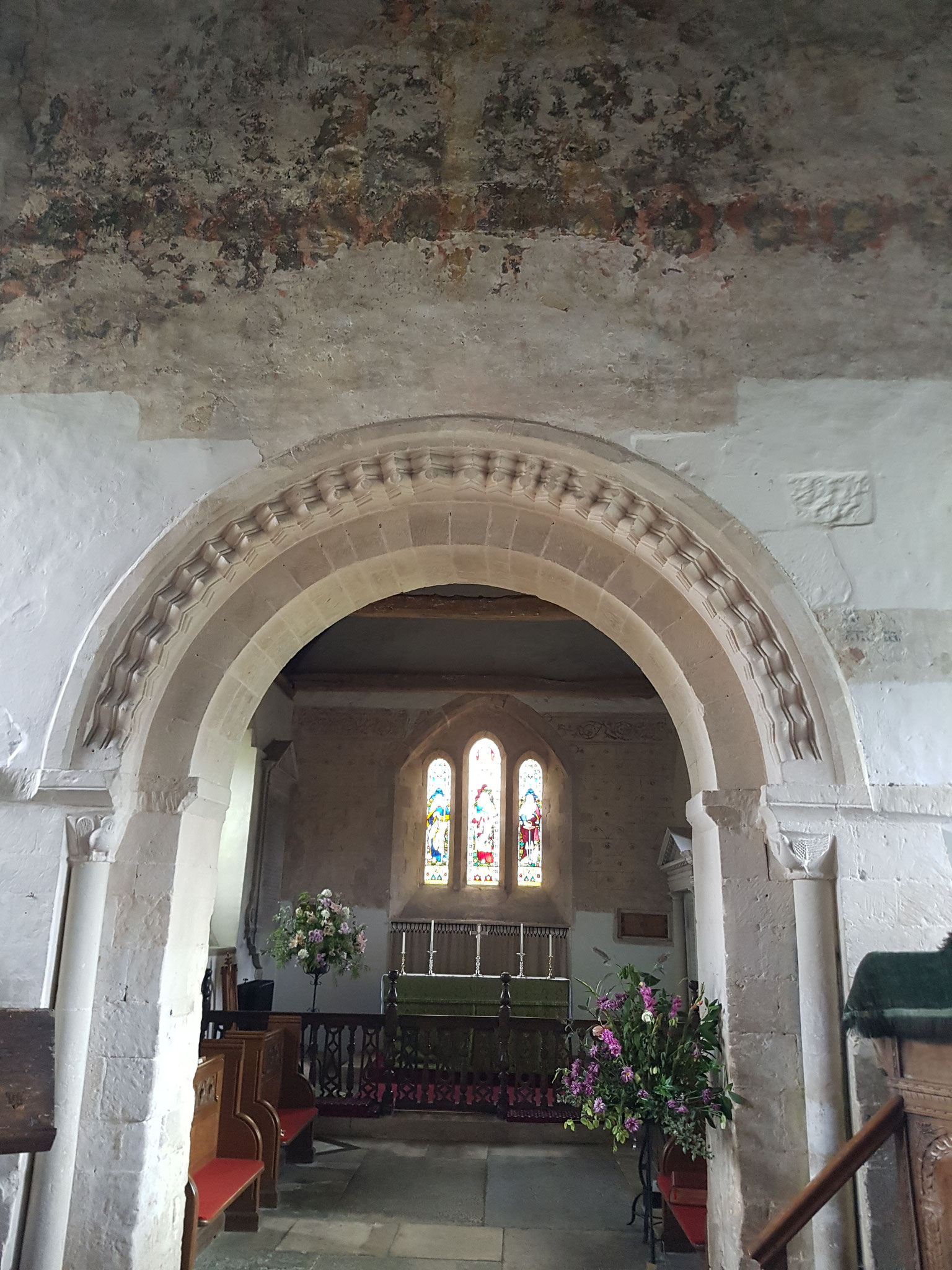 Norman chancel arch