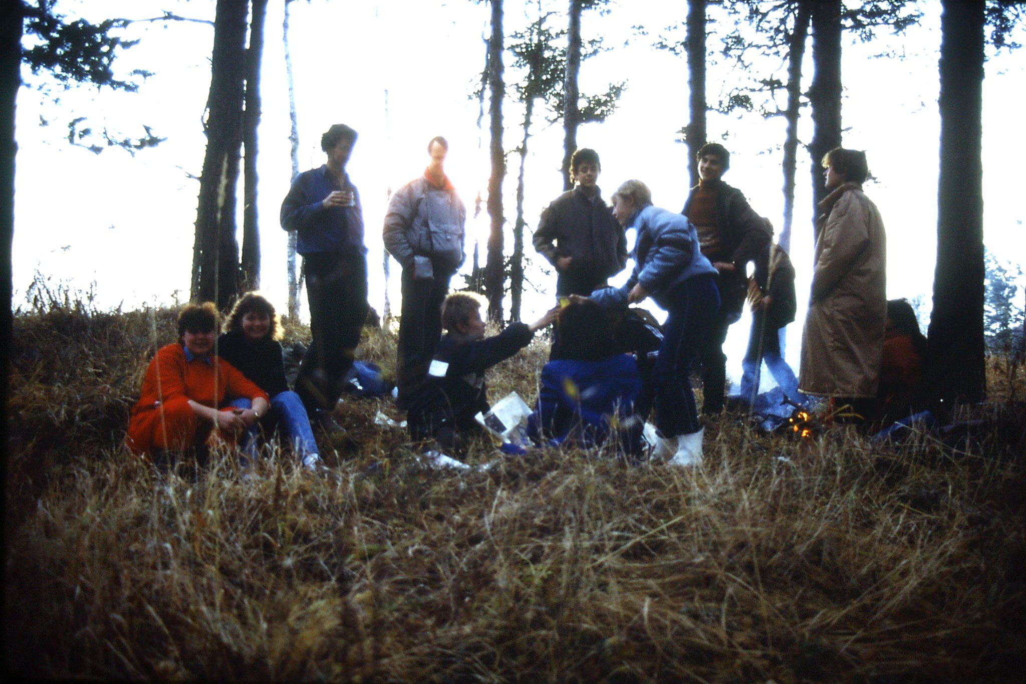 23/10/1988: 32: Lake Baikal Listvyanka camp fire