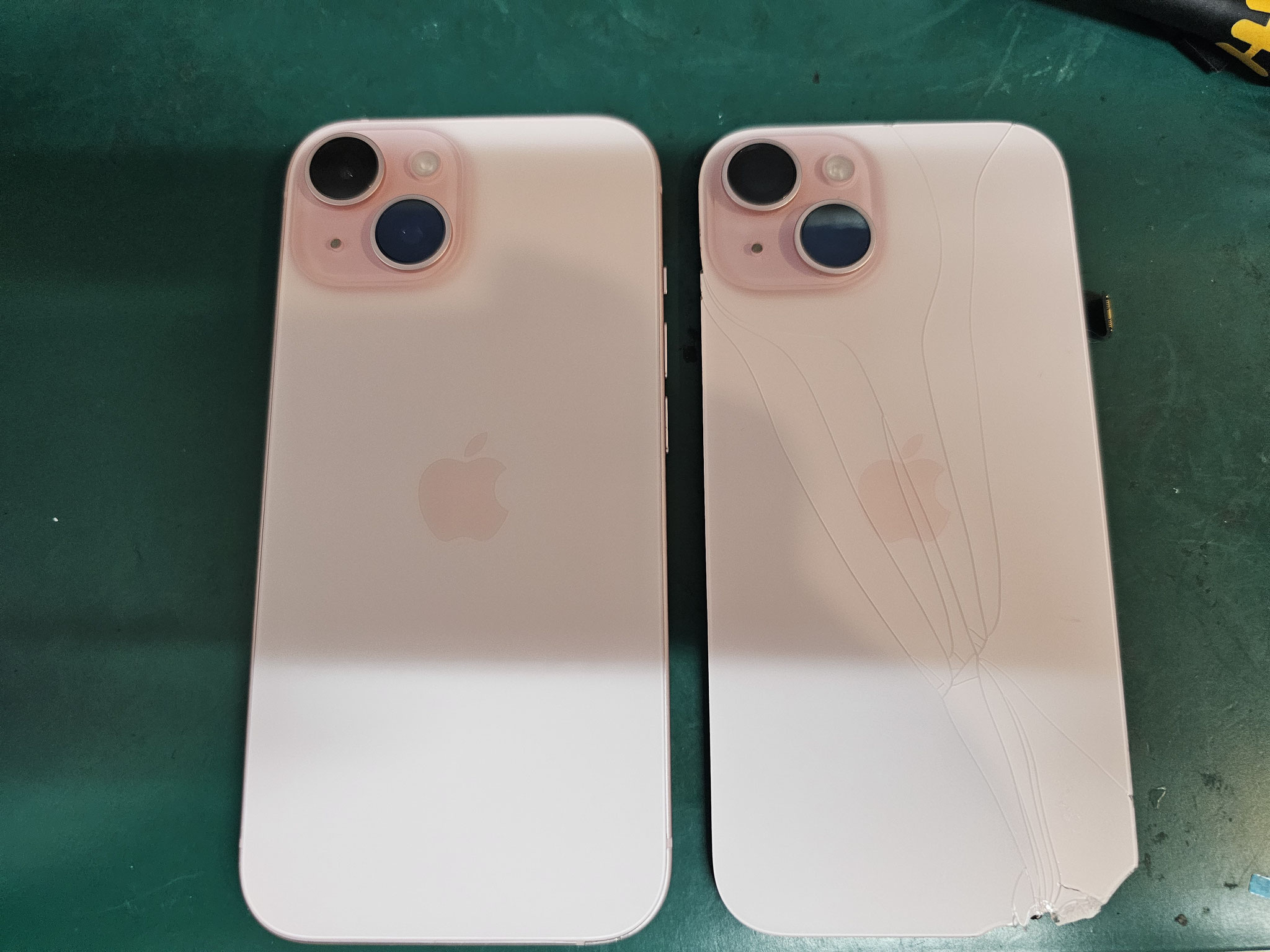 iPhone 15シリーズはApple純正部品で背面ガラス修理可能です iPhone 15シリーズはApple純正部品で背面ガラス修理可能です
