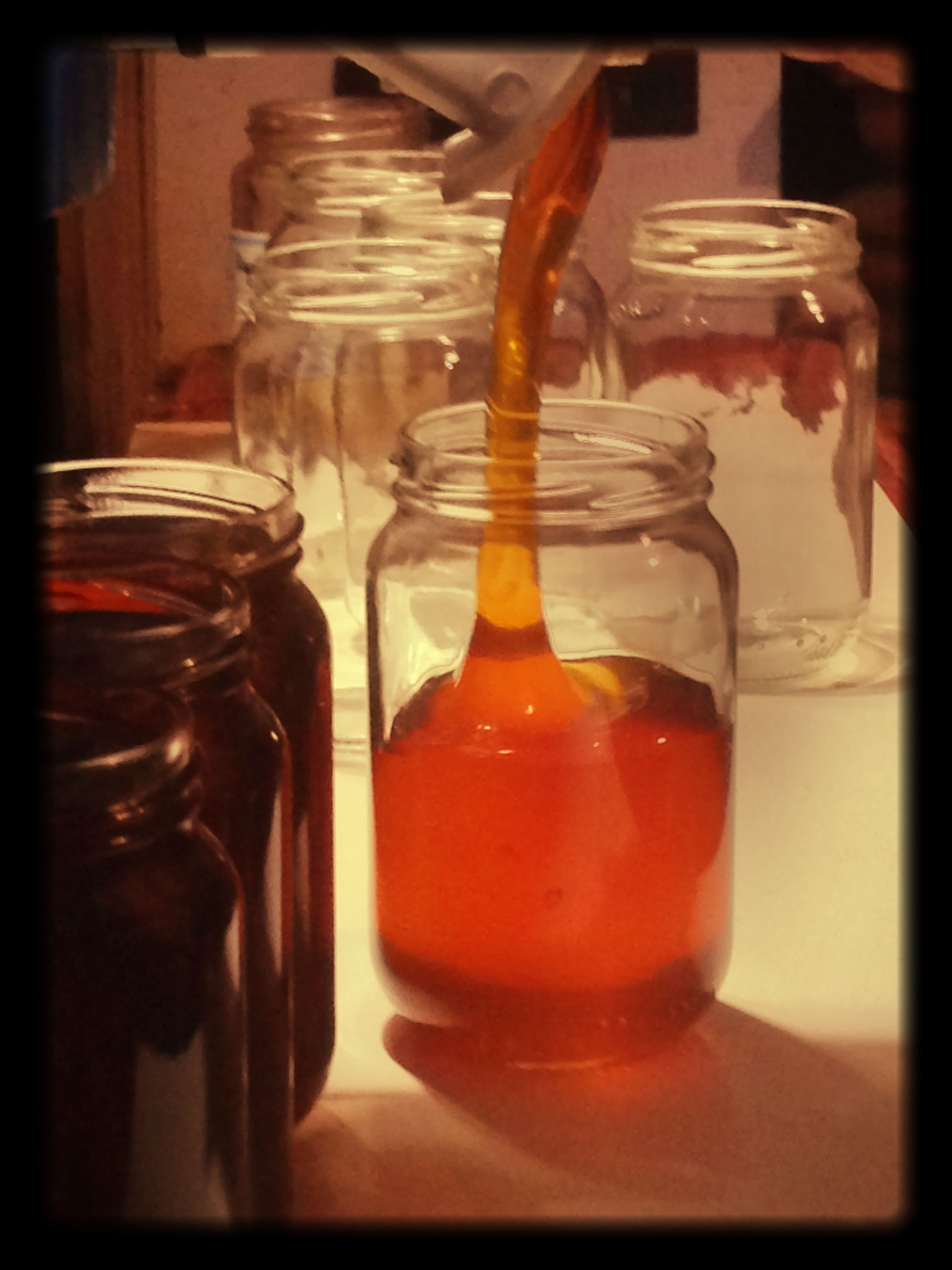 Mise en pot du miel