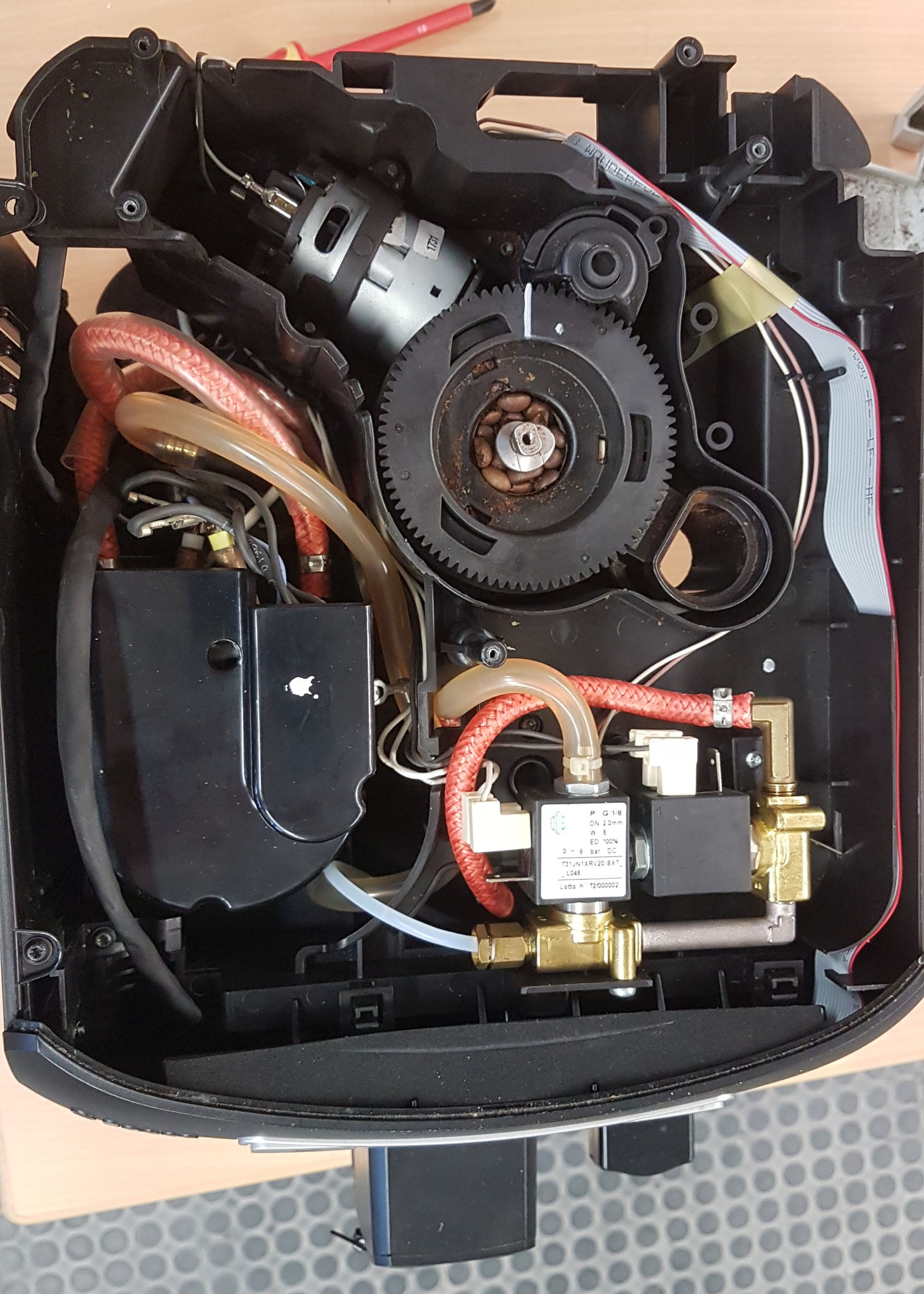 Kaffeemaschine Draufsicht