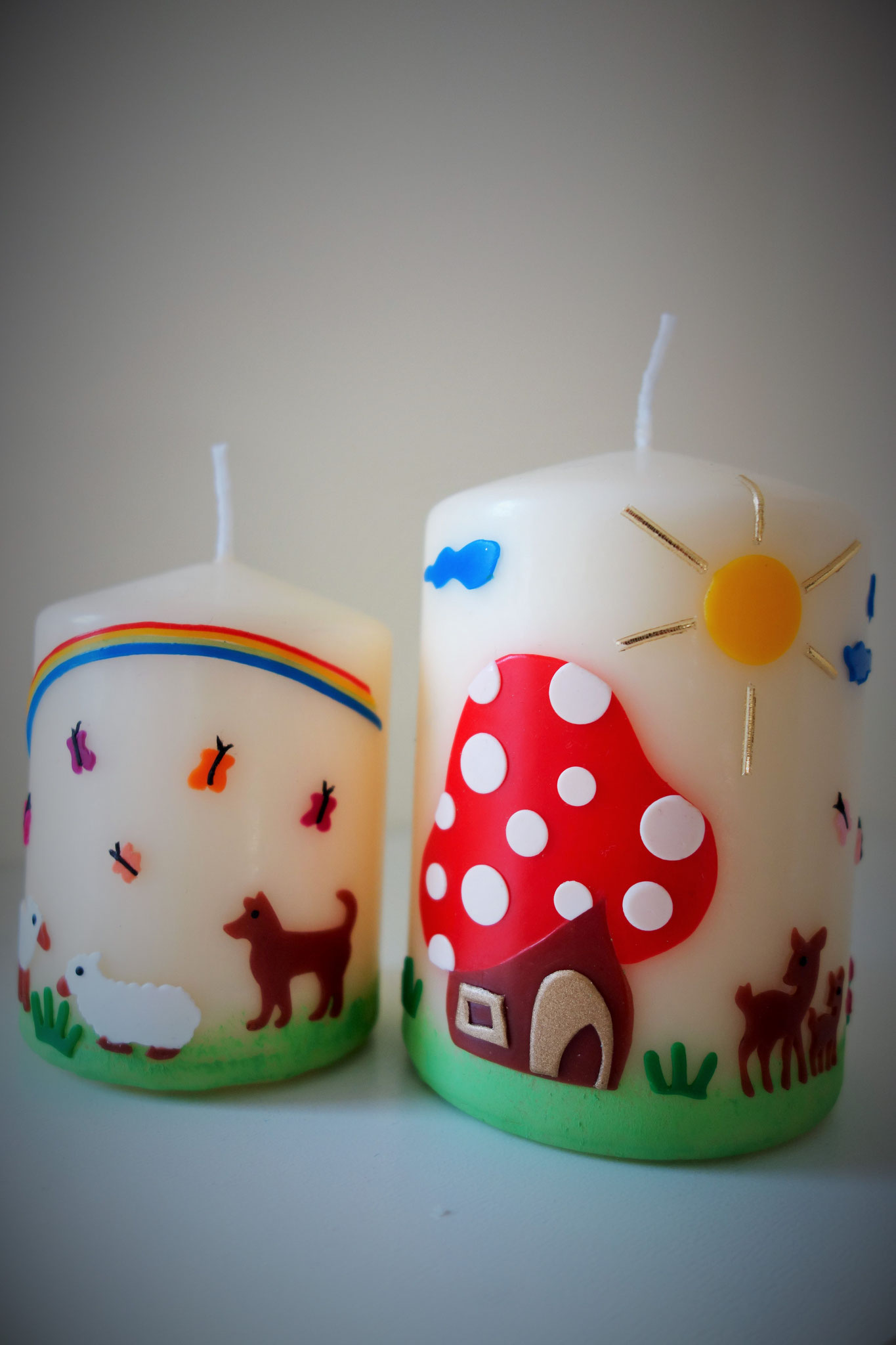 Kinderkerzen - individuell gestaltet - Neuburg - licht-handwerk