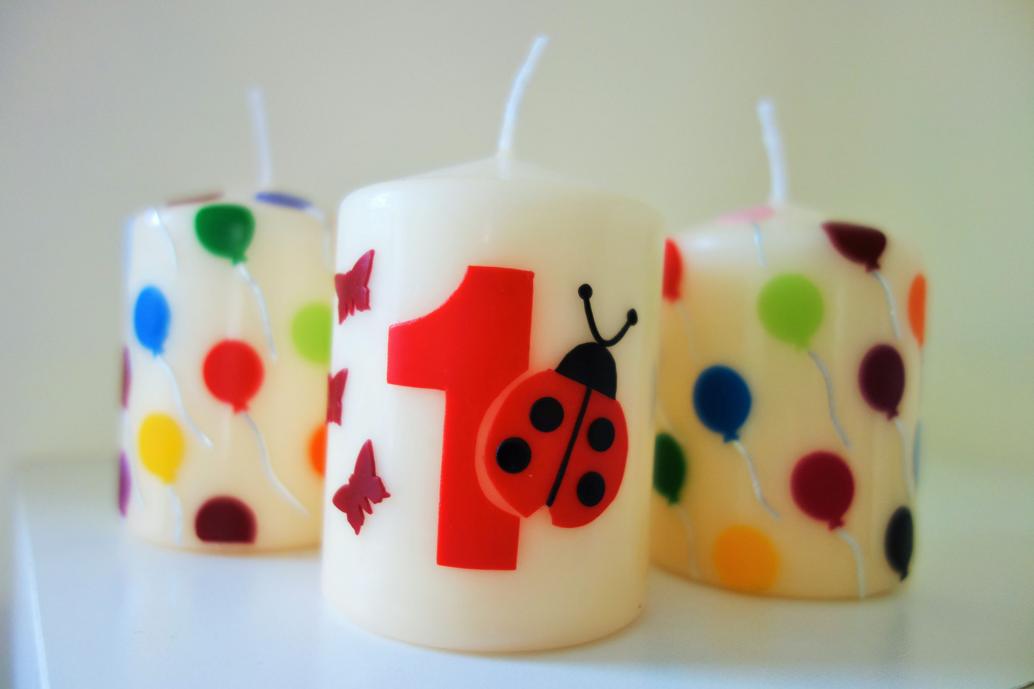 Kinderkerzen - individuell gestaltet - Neuburg - licht-handwerk