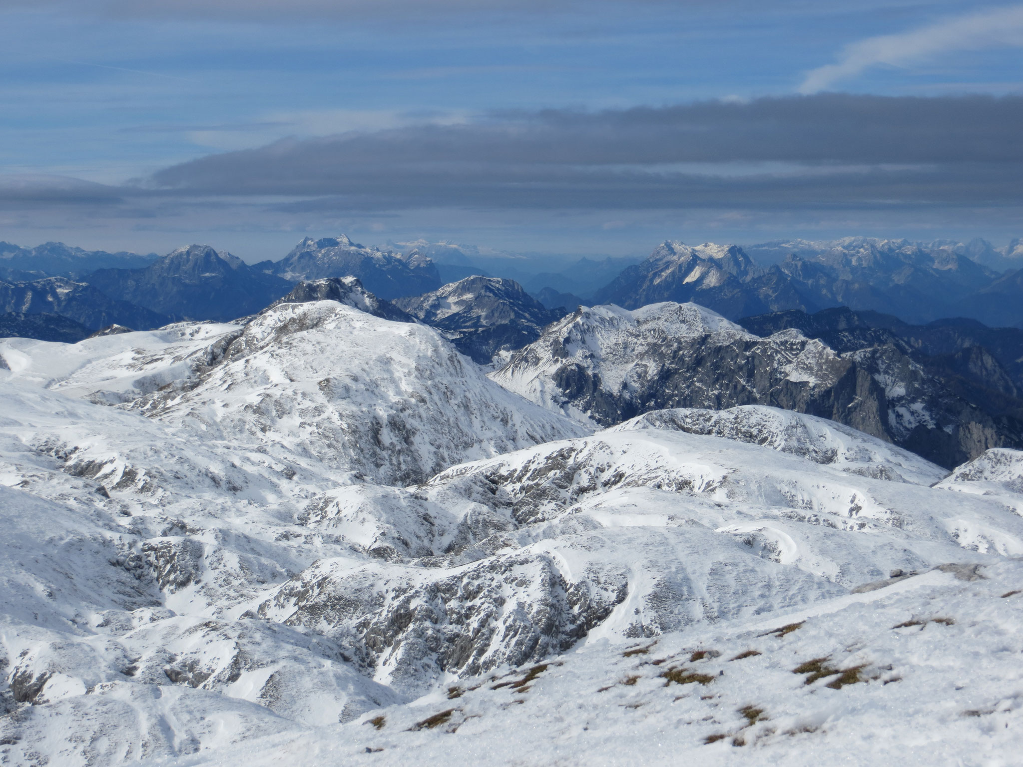 Am Hochschwab im Schnee.