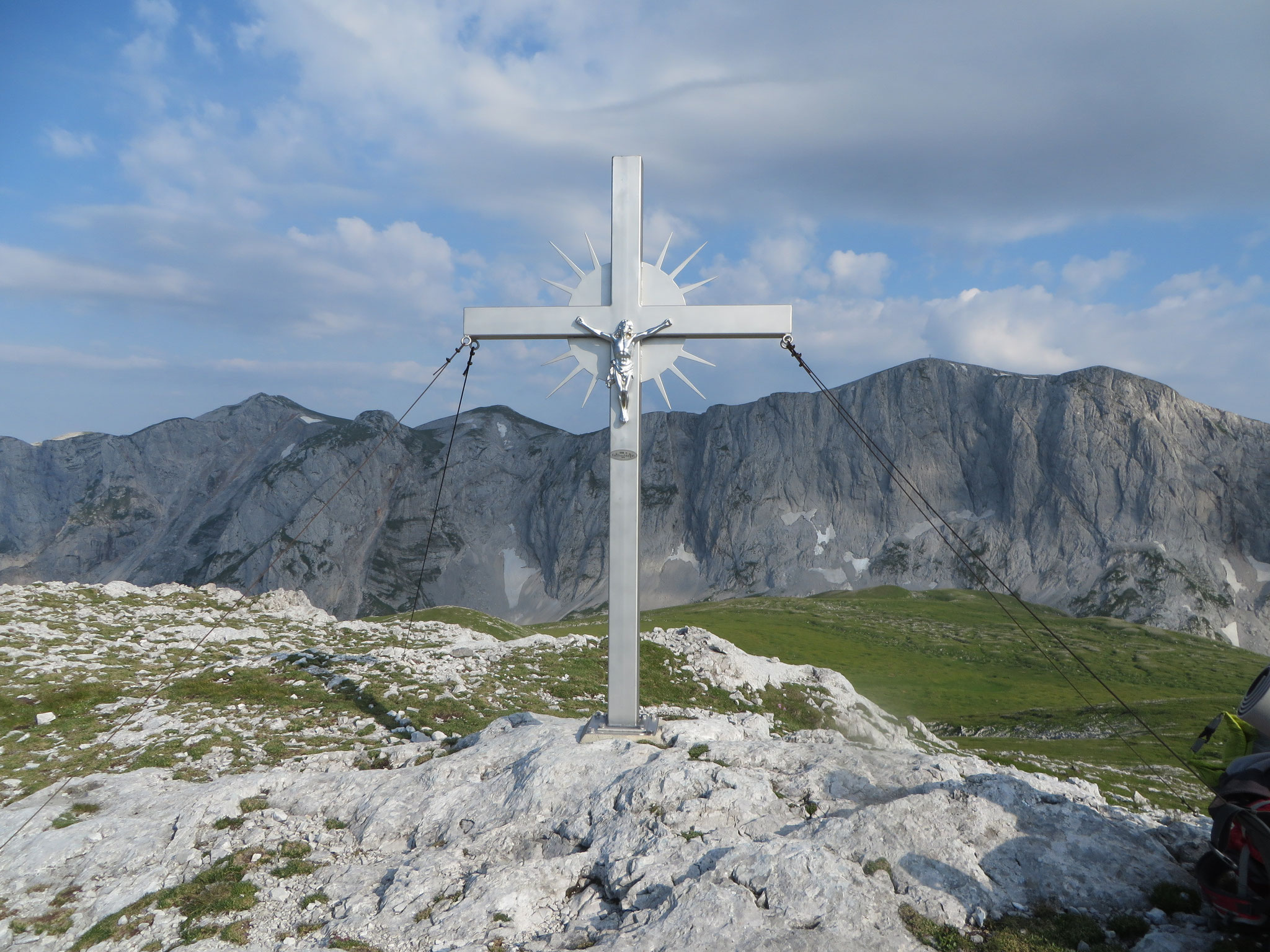 Der Karlhochkogel Gipfel.