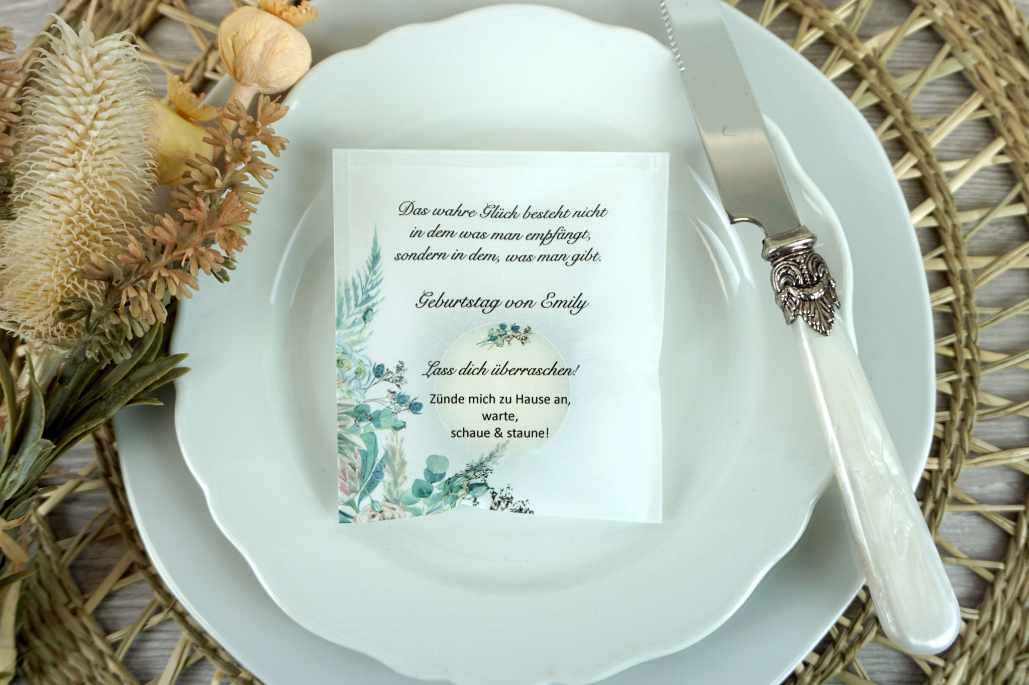Licht-Botschaft Design Boho