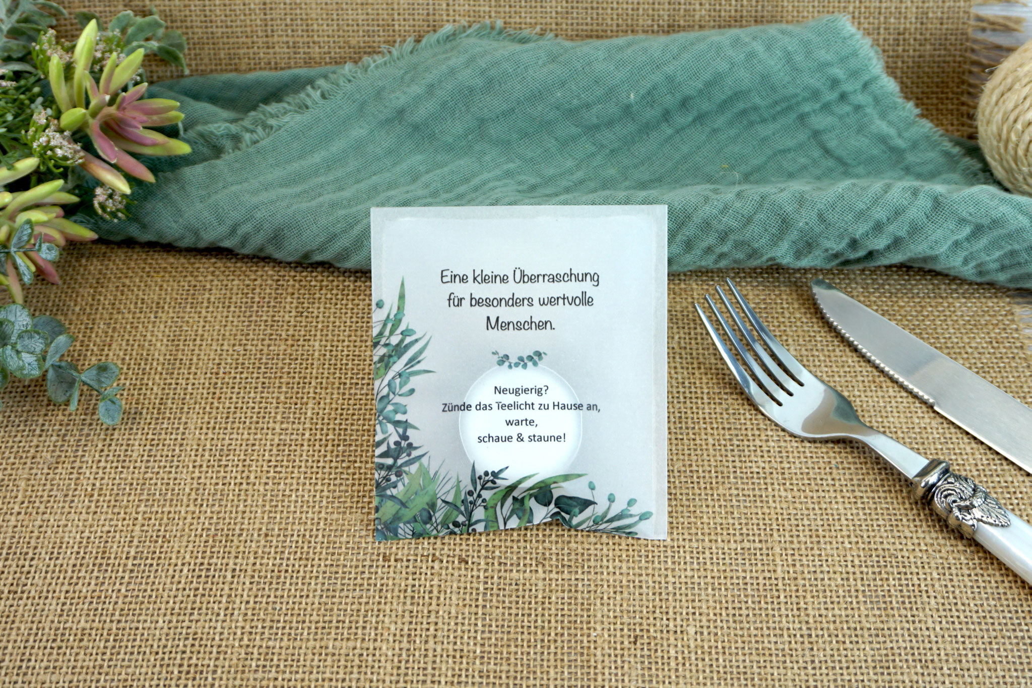 Lichtbotschaft Design: Eukalyptus/Liebe