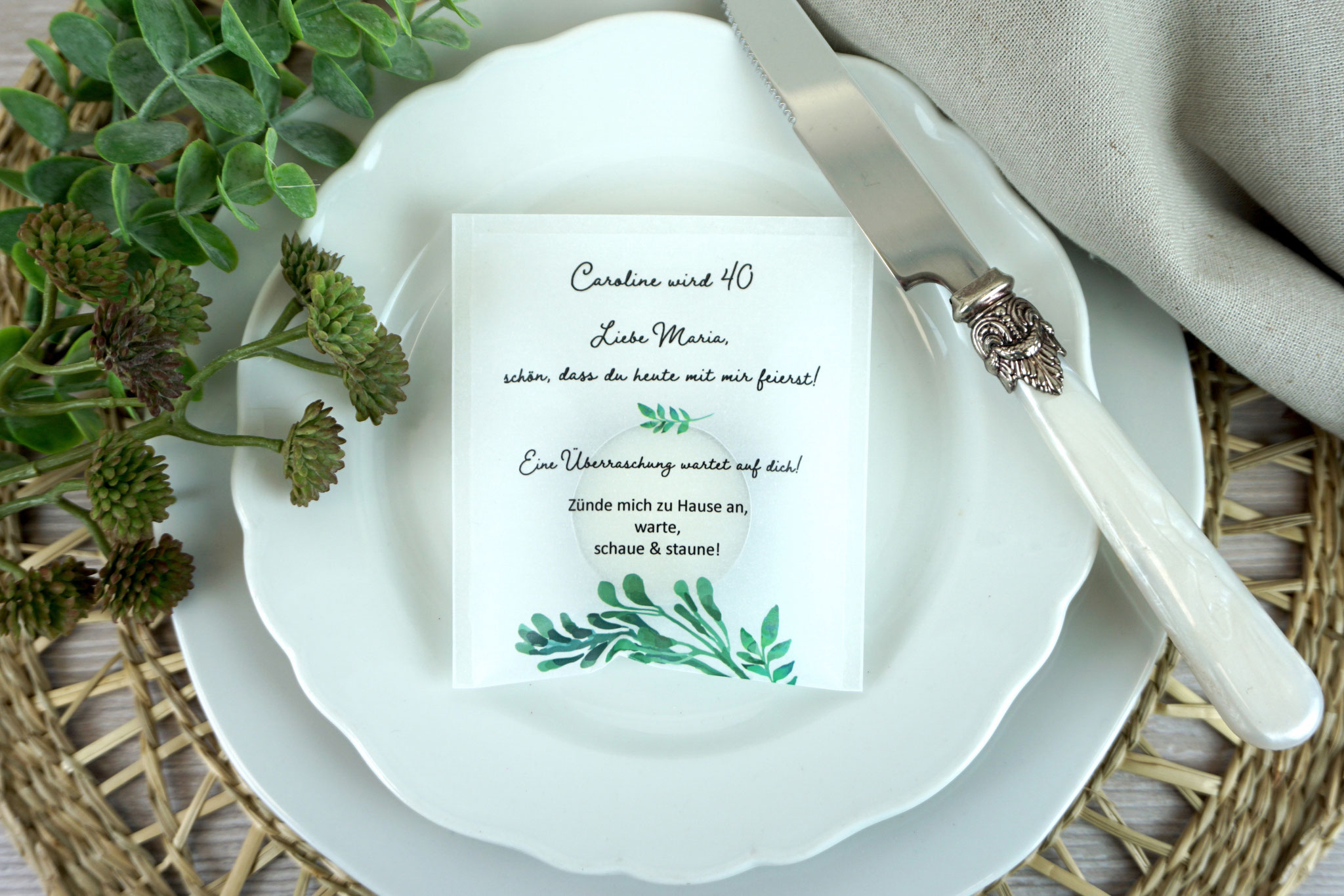 Licht-Botschaft Design Greenery