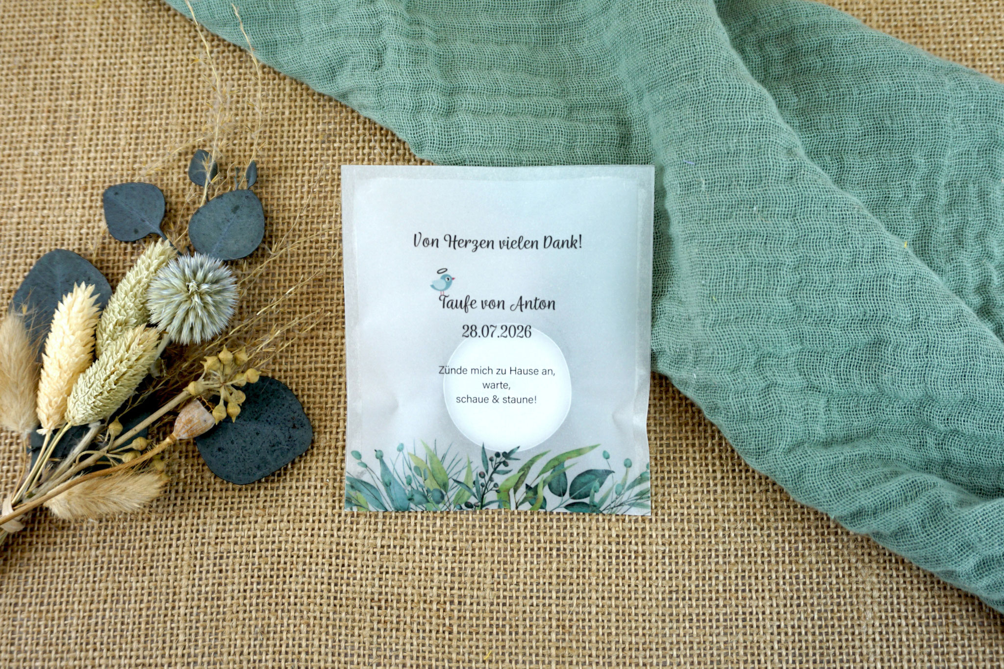 Lichtbotschaft Design "Eukalyptus-Liebe"