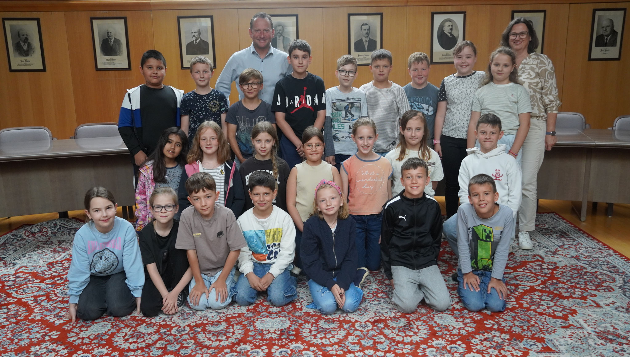 Die 3c im Rathaus