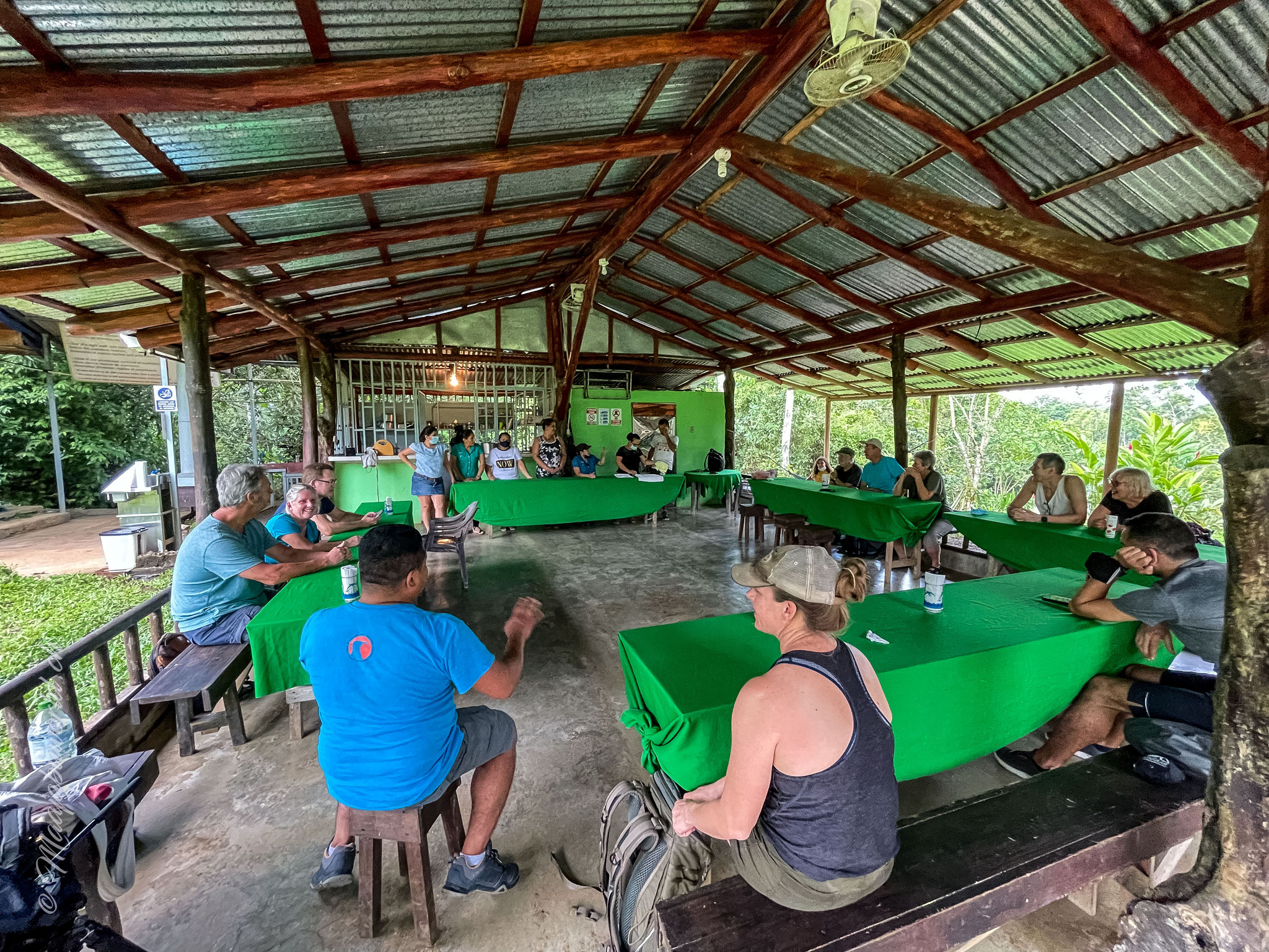 Lunch mit Vorstellungsrunde auf Spanisch!