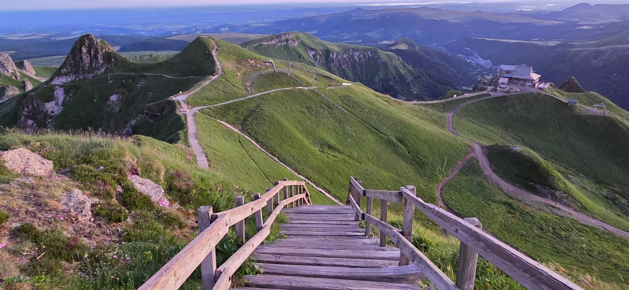 magnifique vue sur la Chaîne des Puys
