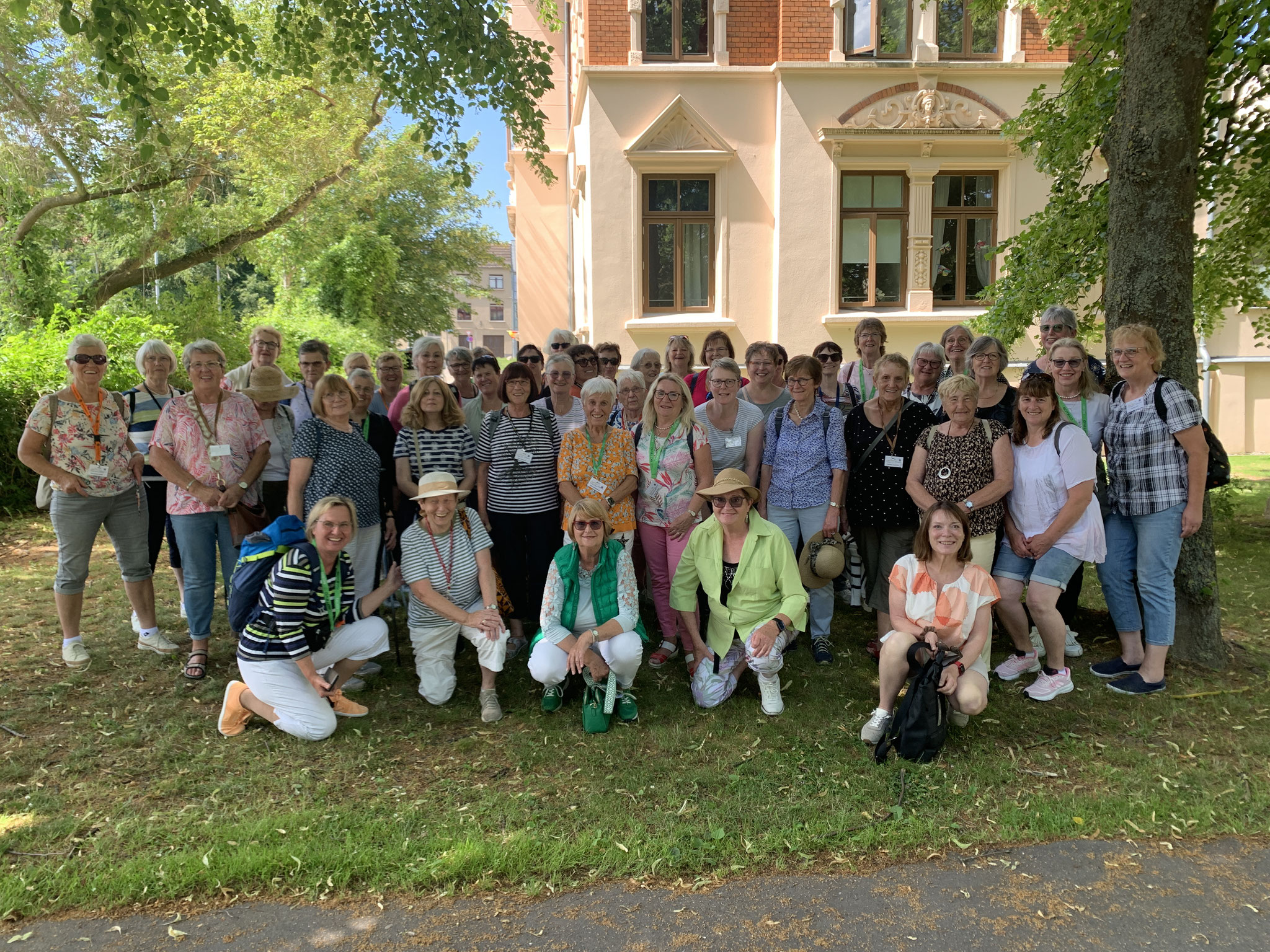 50 Landfrauen auf einer beeindruckenden Sommerreise 2024 in den hohen Norden, hier in Wismar.
