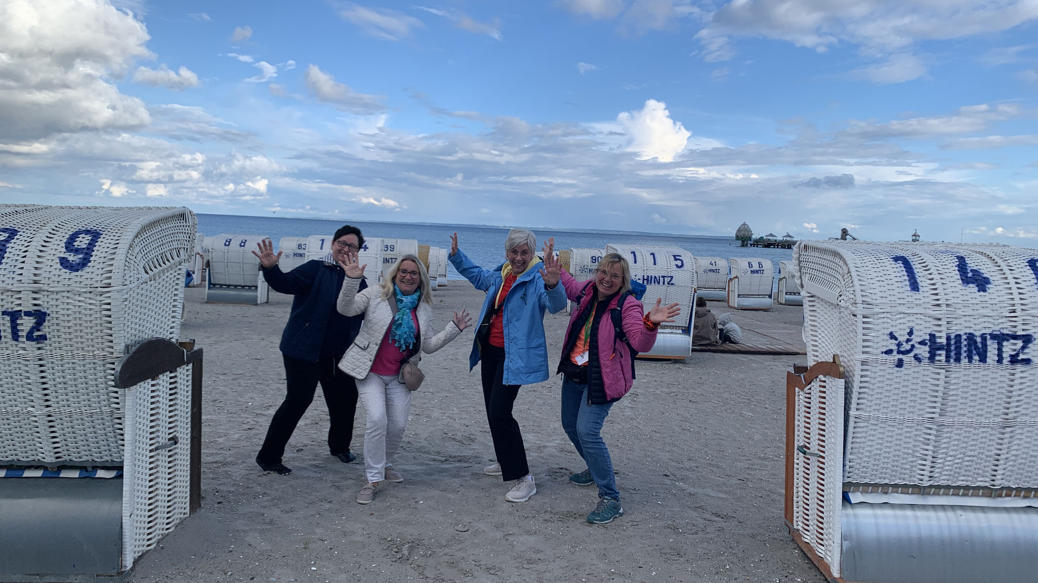 Grömitz in Schleswig-Holstein. Tolle Strandpromenade und mehr (Meer).