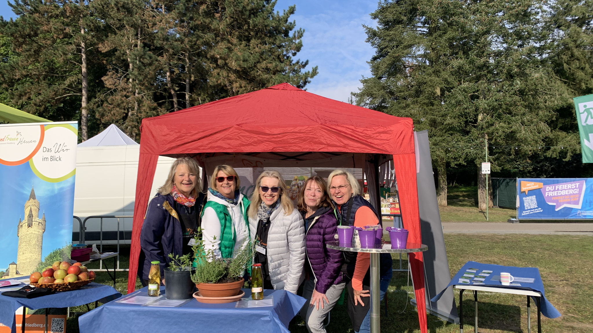 Am Friedberger Herbstmarktsonntag 2024 ist der Bezirksverein mit einem Infostand vertreten.