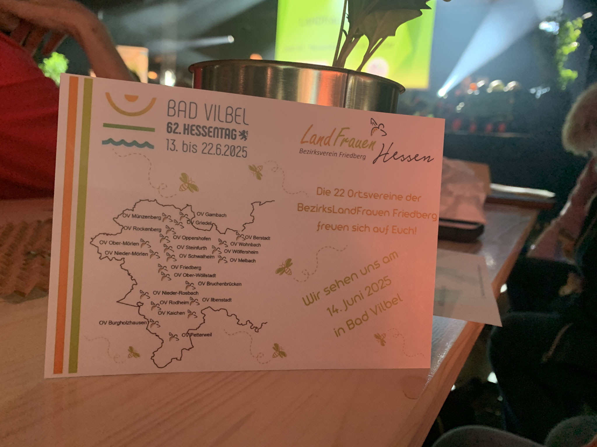 Vorfreude bei uns Landfrauen - der Hessentag 2025 ist heimatnah in Bad Vilbel und wir sind natürlich am 14.06.2025 dabei.