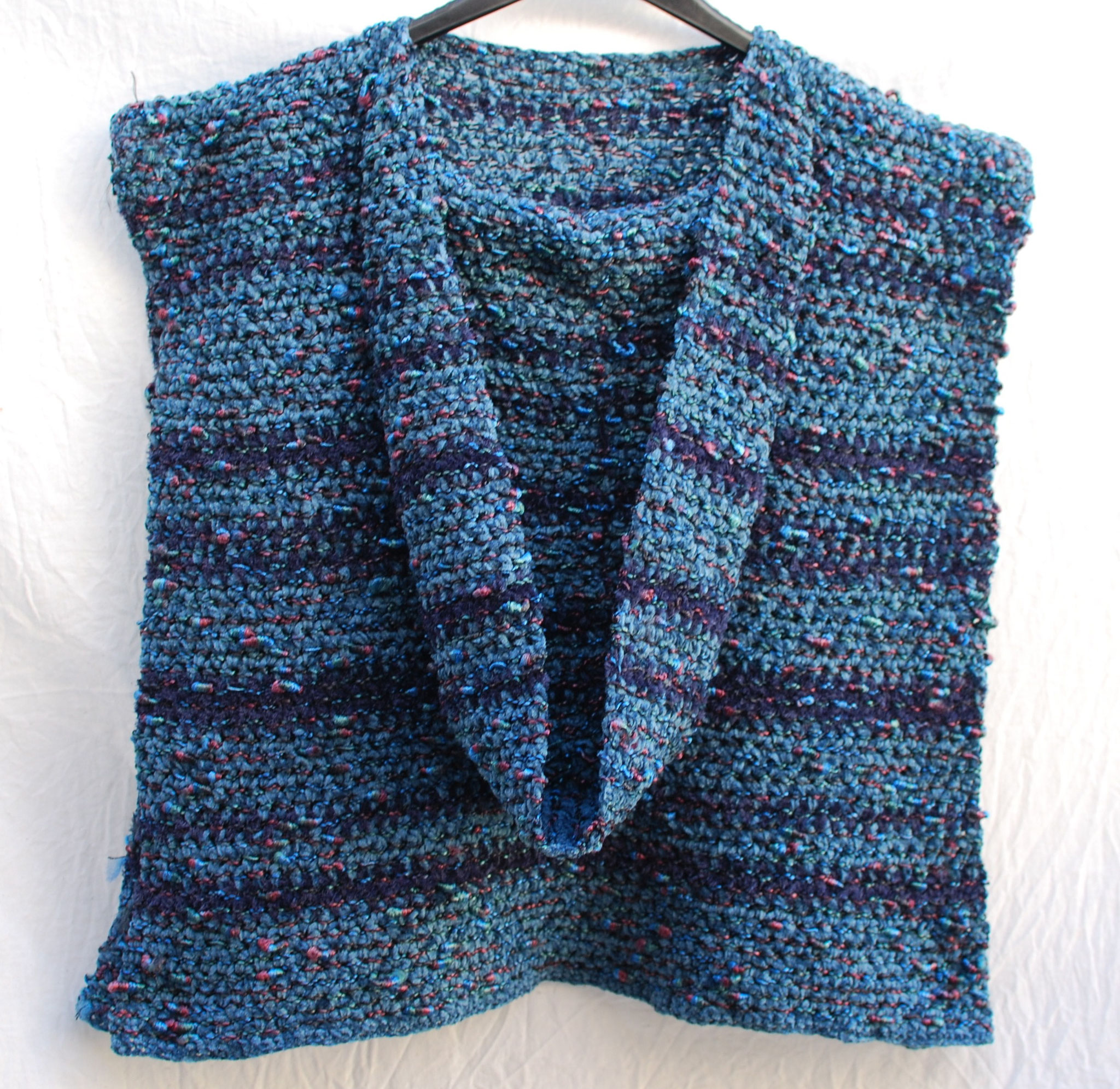 Poncho à capuche