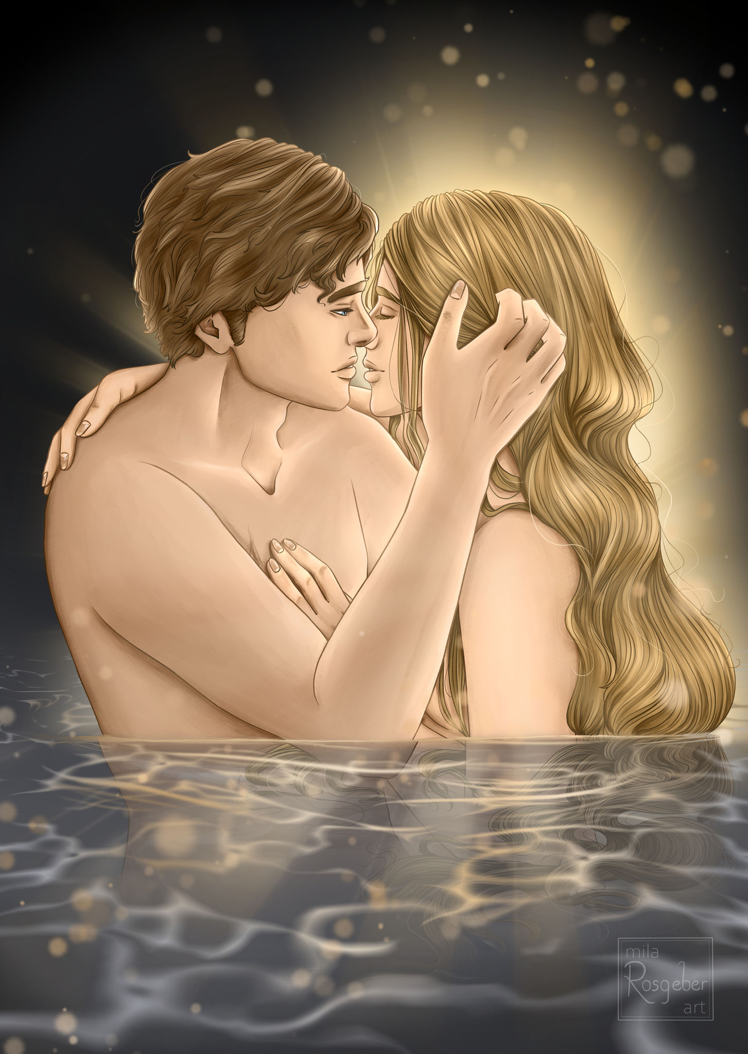 Auftragsarbeit: Trina und Liam aus "Ashturia - Der Drache der Königin" von Naomi Huber