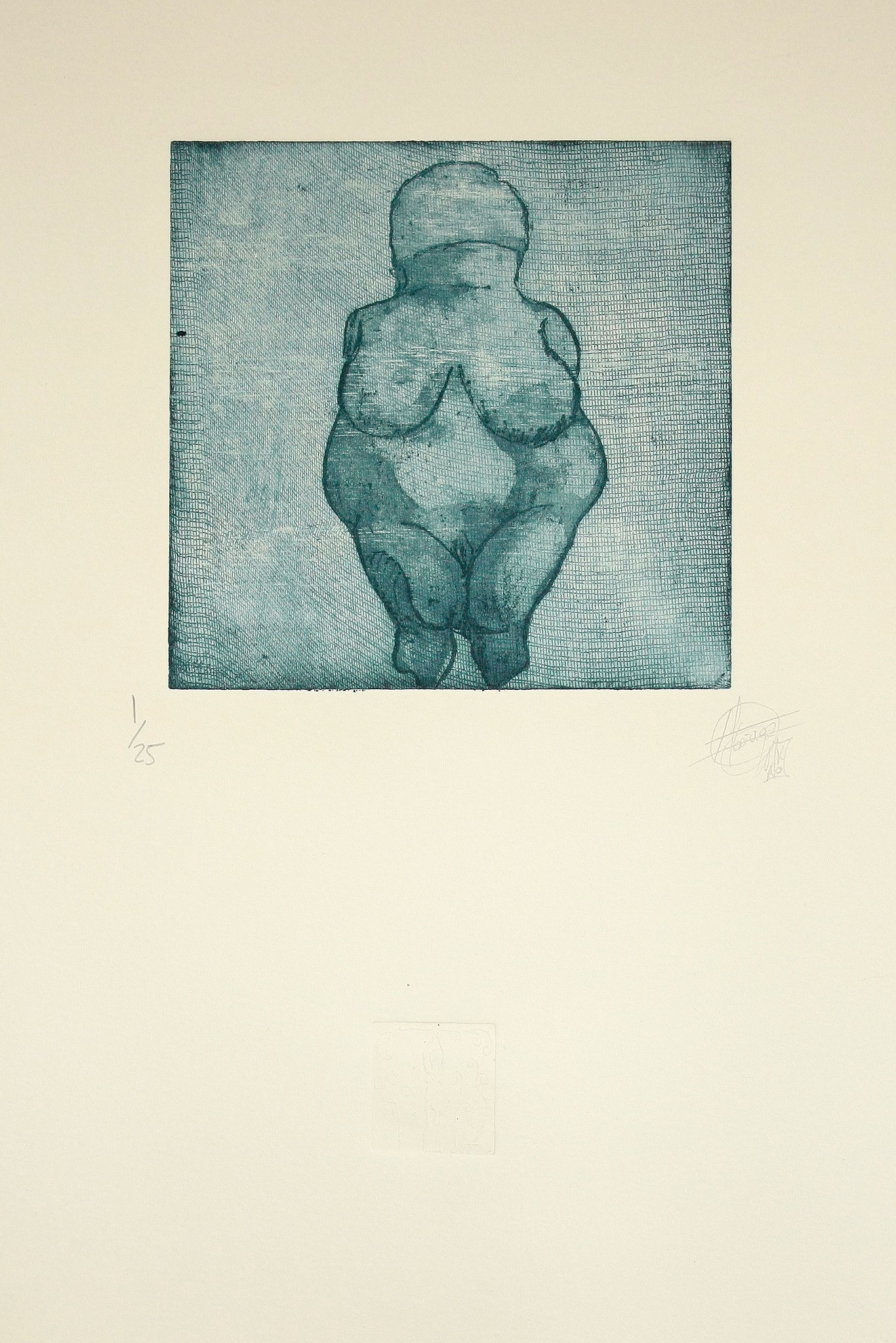 "ORIGE"- Calcografía- Técnica mixta-50x35. 2011