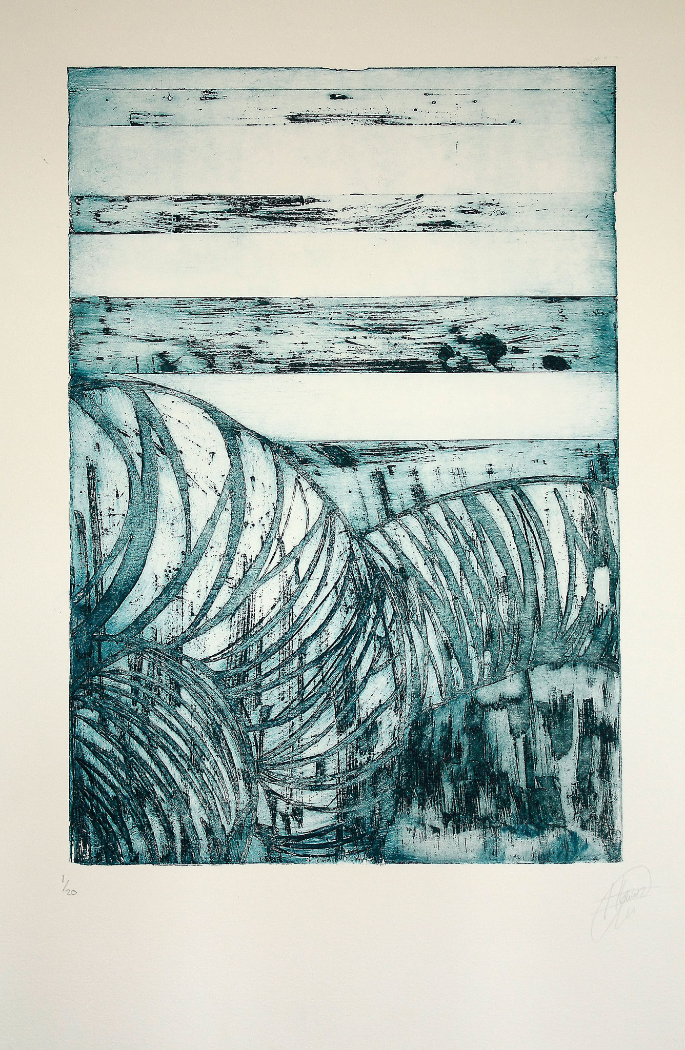 "CAOS"- Gofrado-50x35. 2011