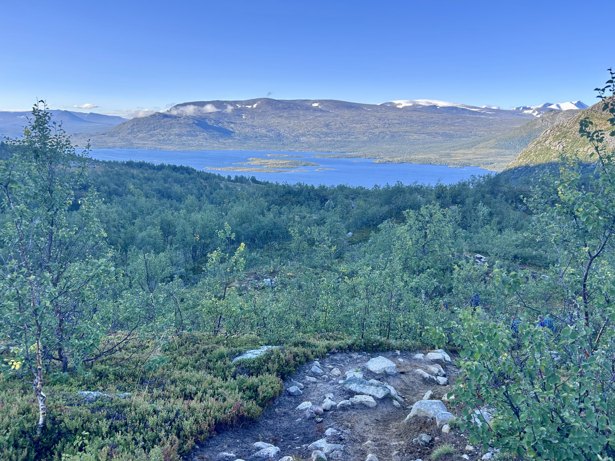 Der Stausee kam in Sicht