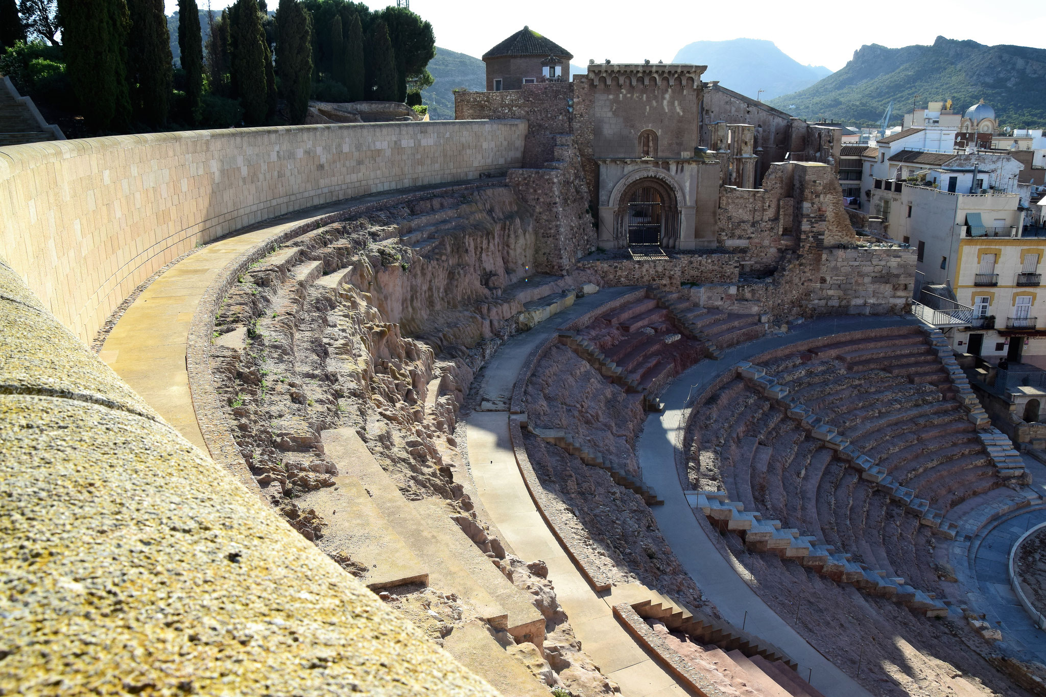 Teatro Romano, erbaut zwischen 5.-1. Jahrhundert v.Chr., erst 1987 entdeckt