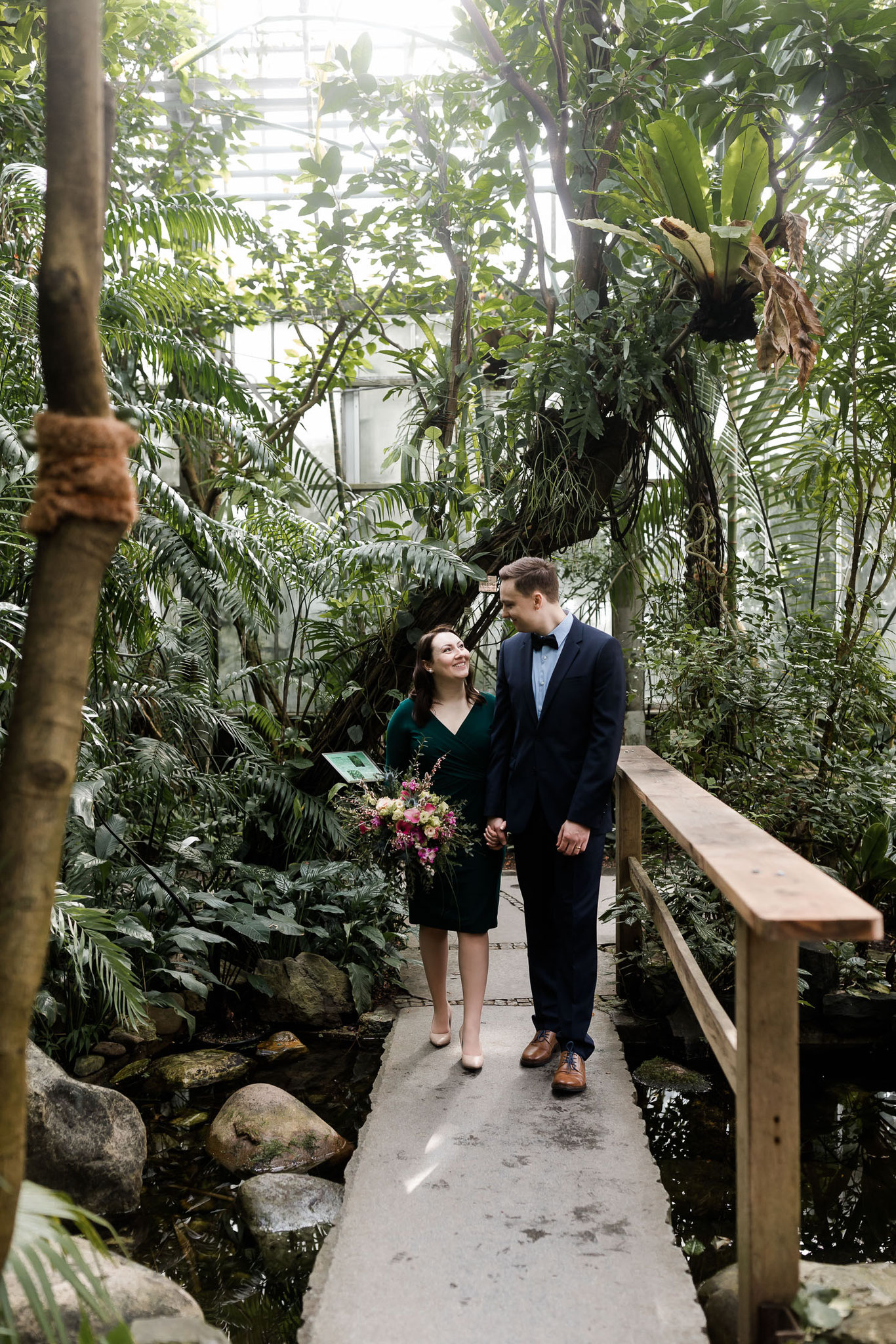 Hochzeit in Erlangen Schlosspark Botanischer Garten