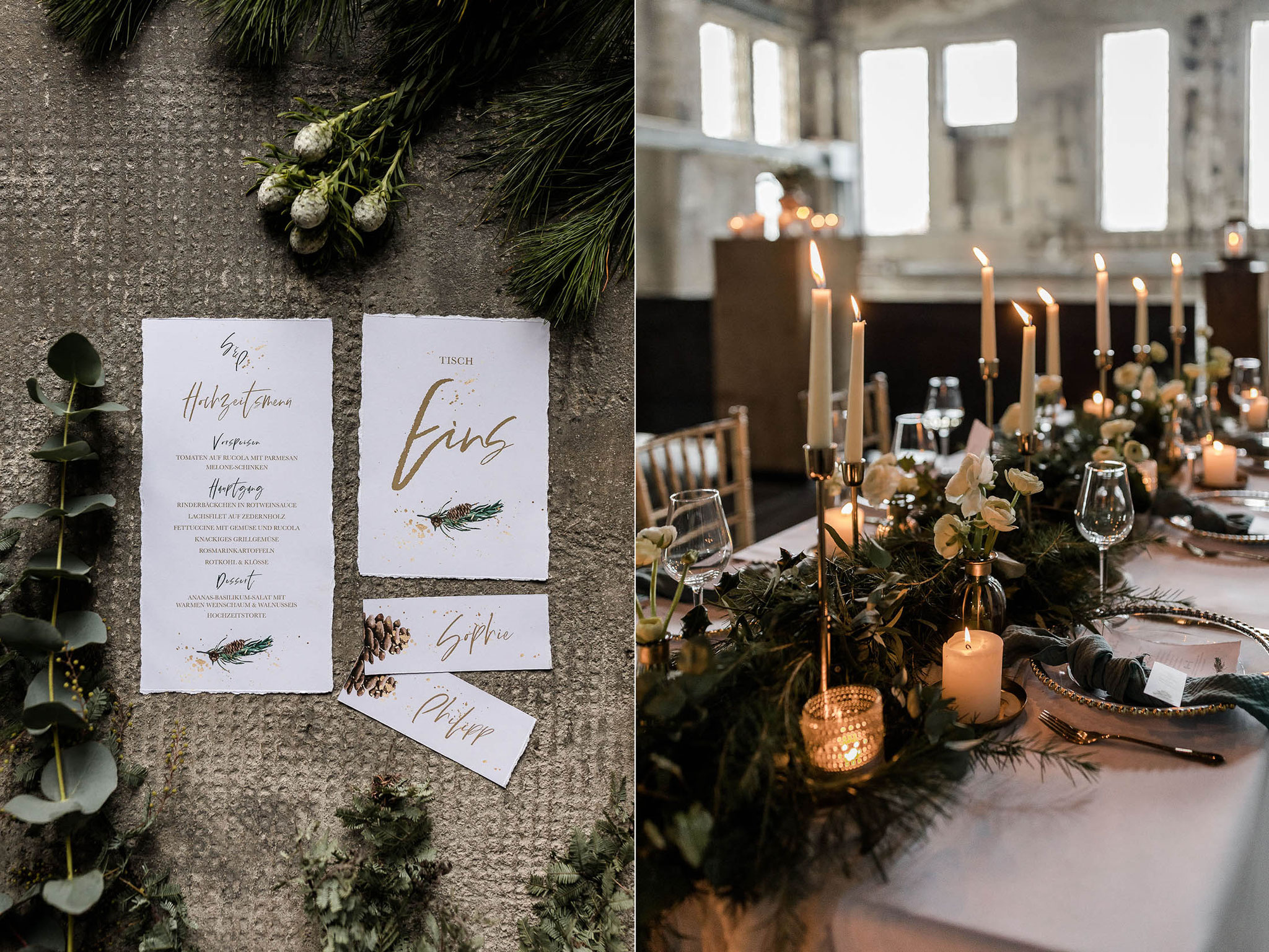 Winterhochzeit Zeche Fürst Leopold Dorsten Lena Manteuffel Hochzeitsfotografin