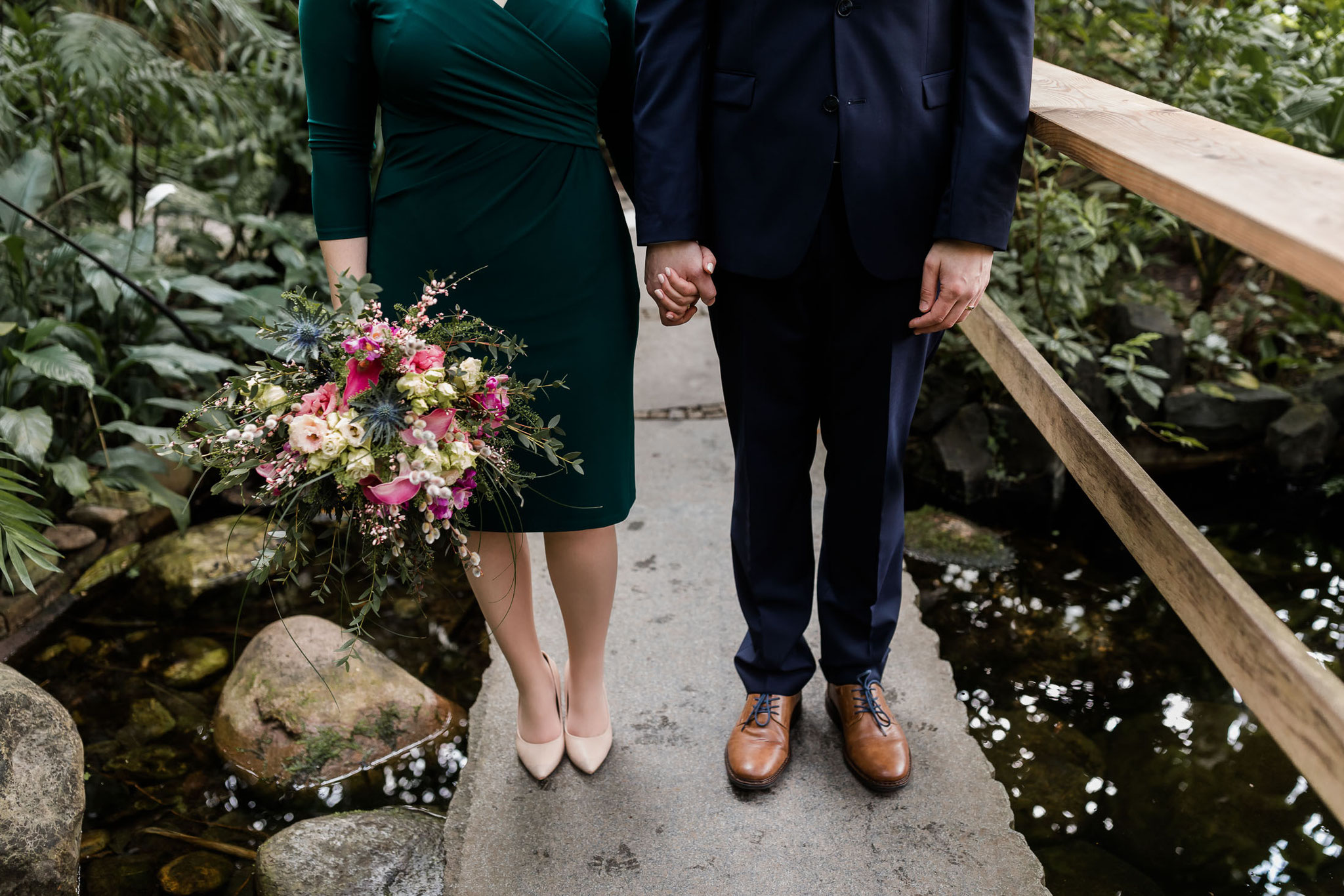 Hochzeit in Erlangen Schlosspark Botanischer Garten