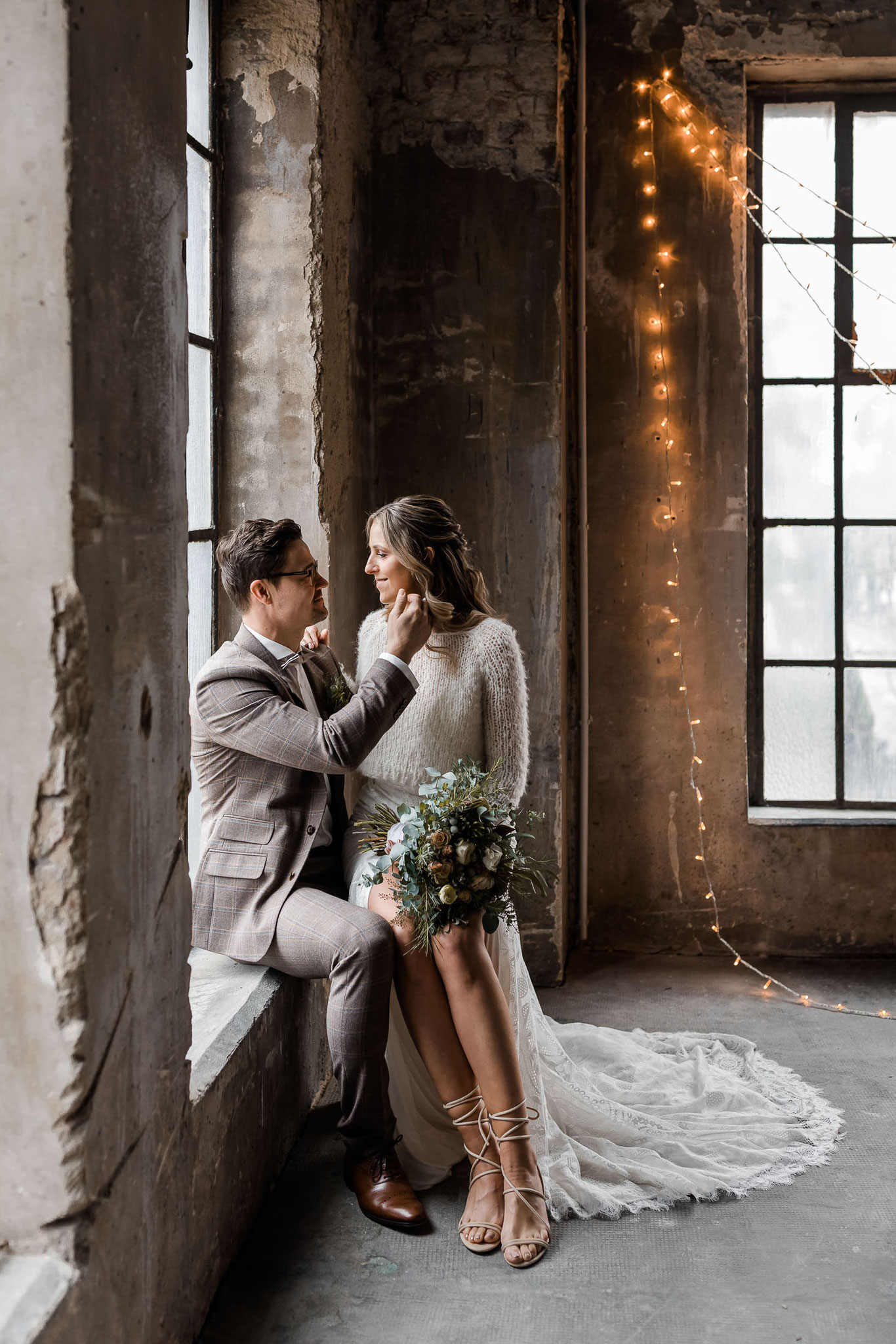 Winterhochzeit Zeche Fürst Leopold Dorsten Lena Manteuffel Hochzeitsfotografin