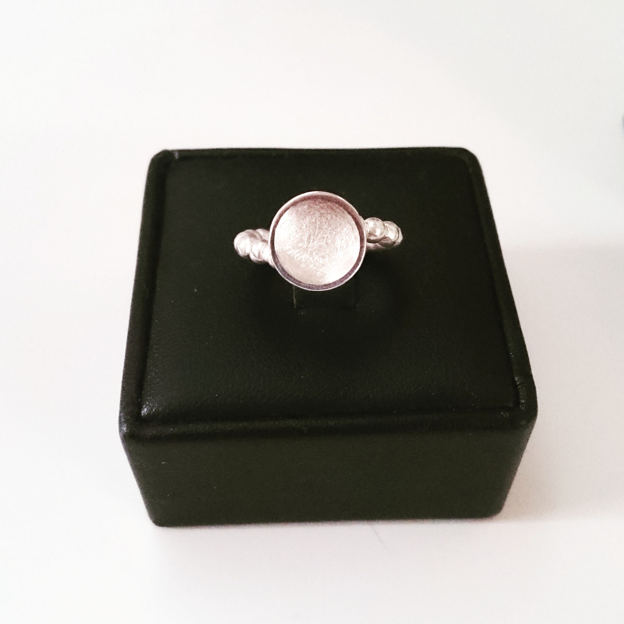 Ring "Scheibe" aus 925/- Silber