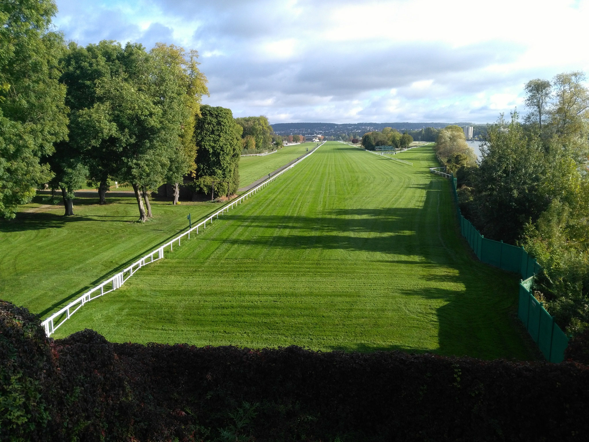 Le champ de course