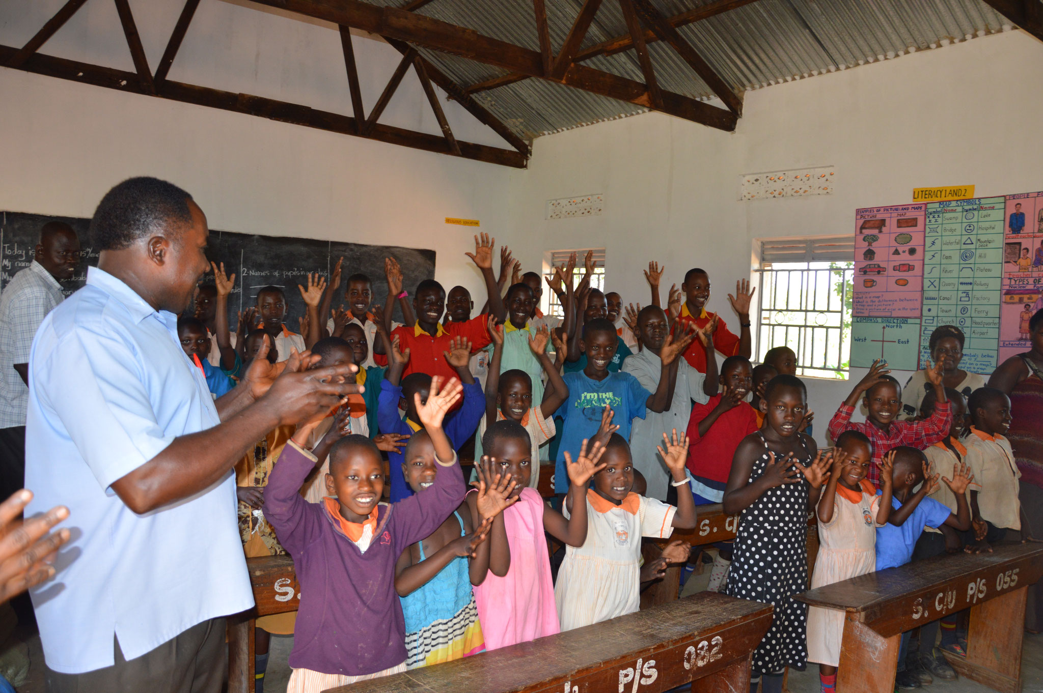 Die Gehörlosen Schüler der School of Uganda in Sembabule