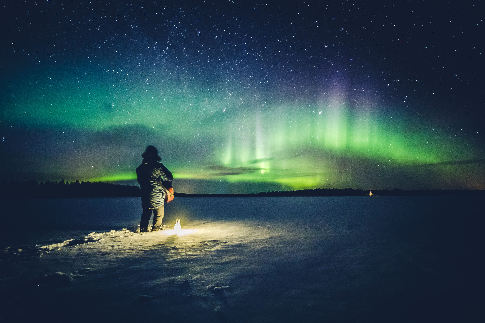 Vic Ja4 - Aurora Boreal (album). Photo by All About Lapland (Rovaniemi, Finland)